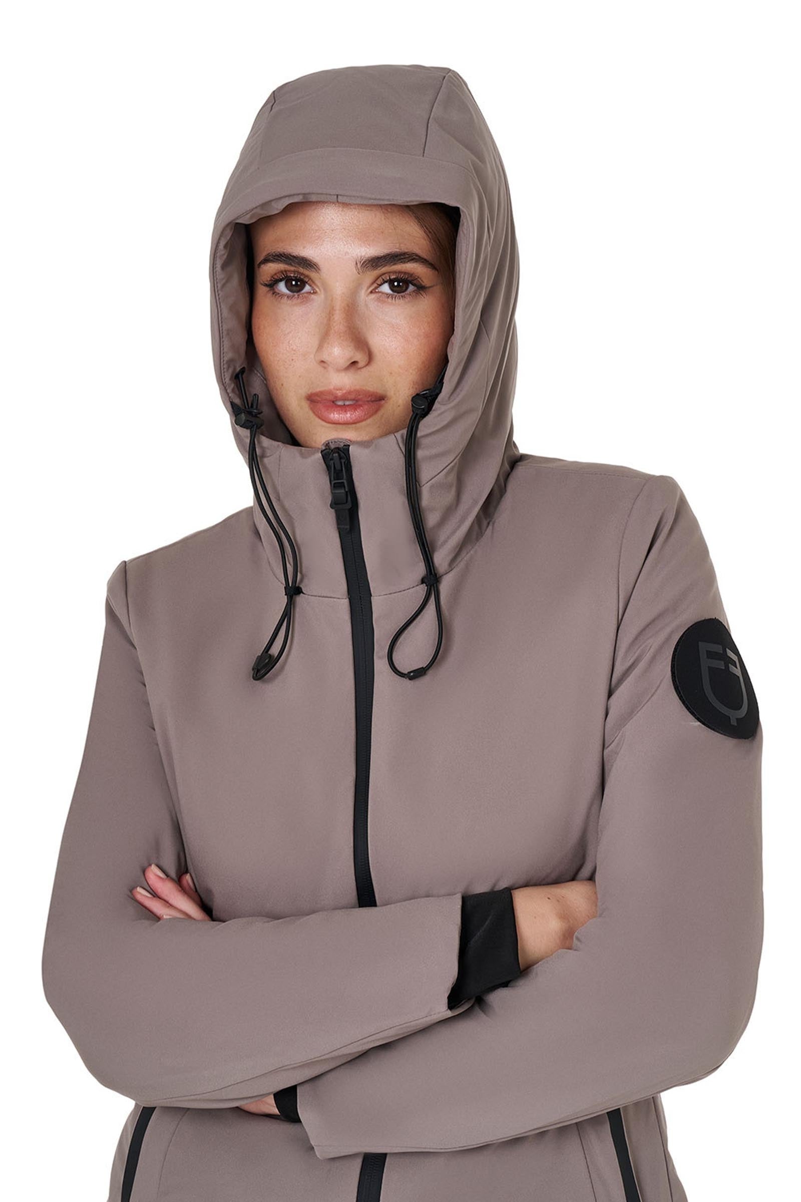 Equestro Women's Down Jacket Water and Wind Repellent Women’s Riding Clothing