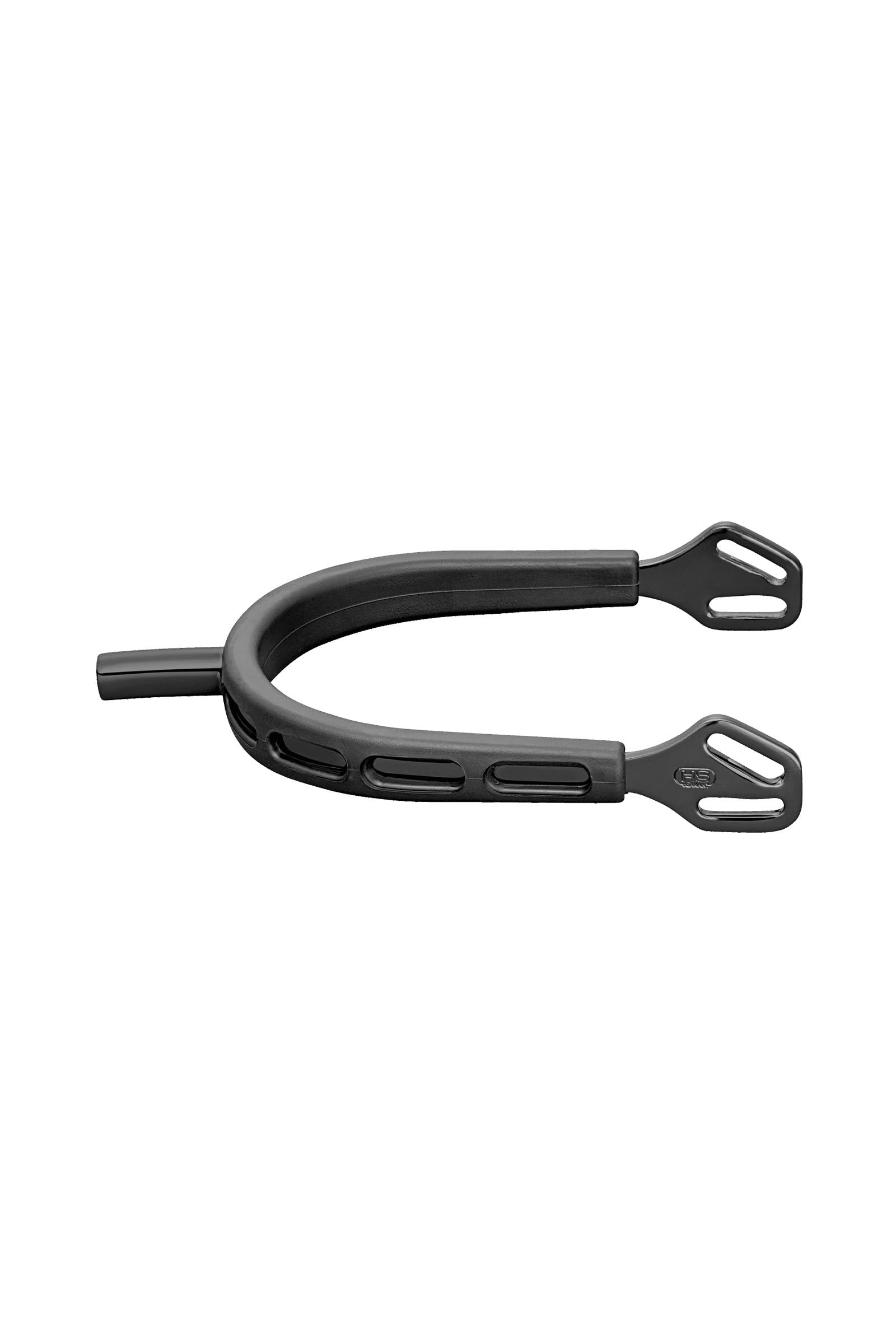 Sprenger Klimke Collection éperons Ultra Fit Extra Grip, Black Series, acier inoxydable, 25 mm col plat Mors