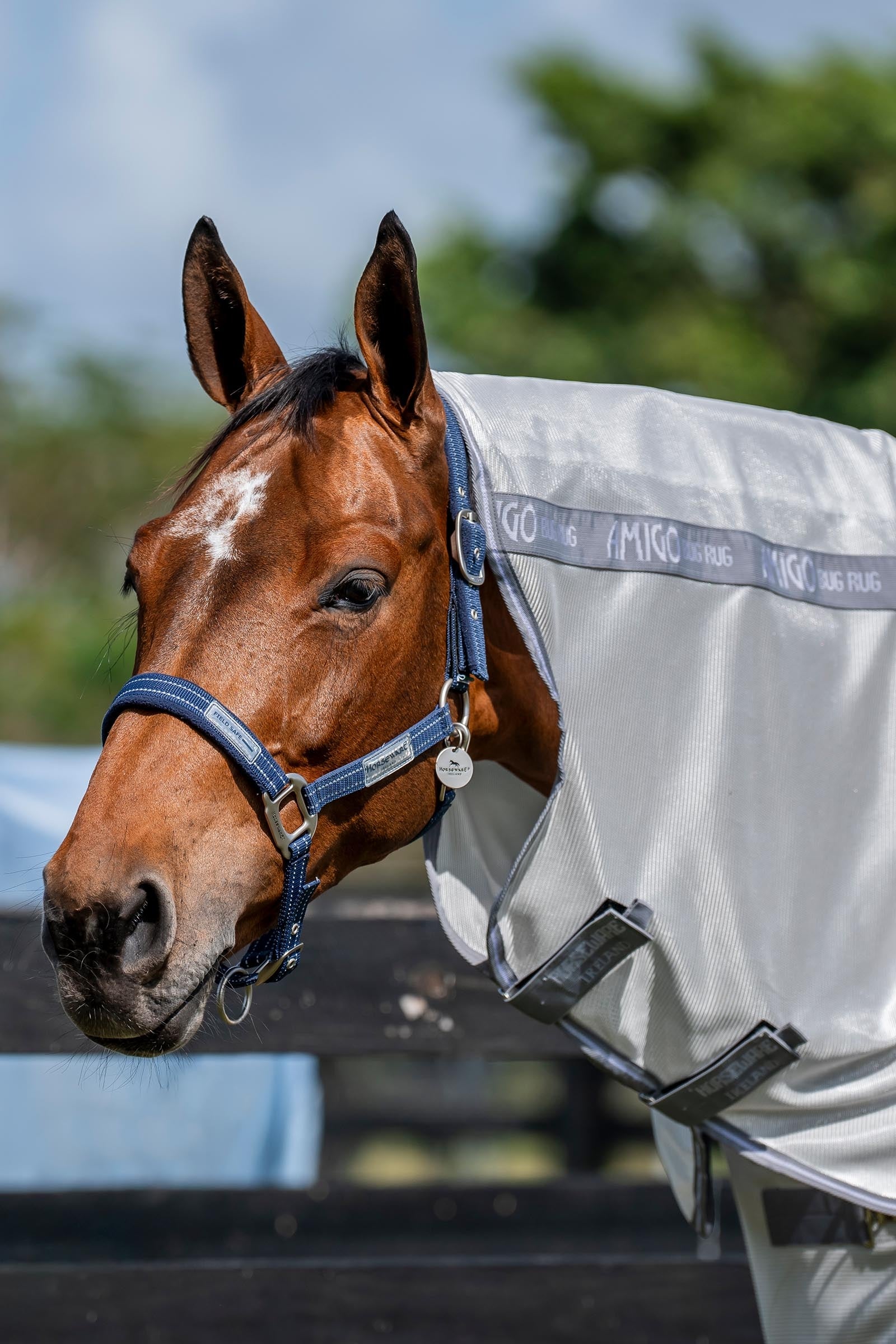 Horseware Amigo couvre-cou pour couverture anti-mouches, protection UV Couvertures cheval