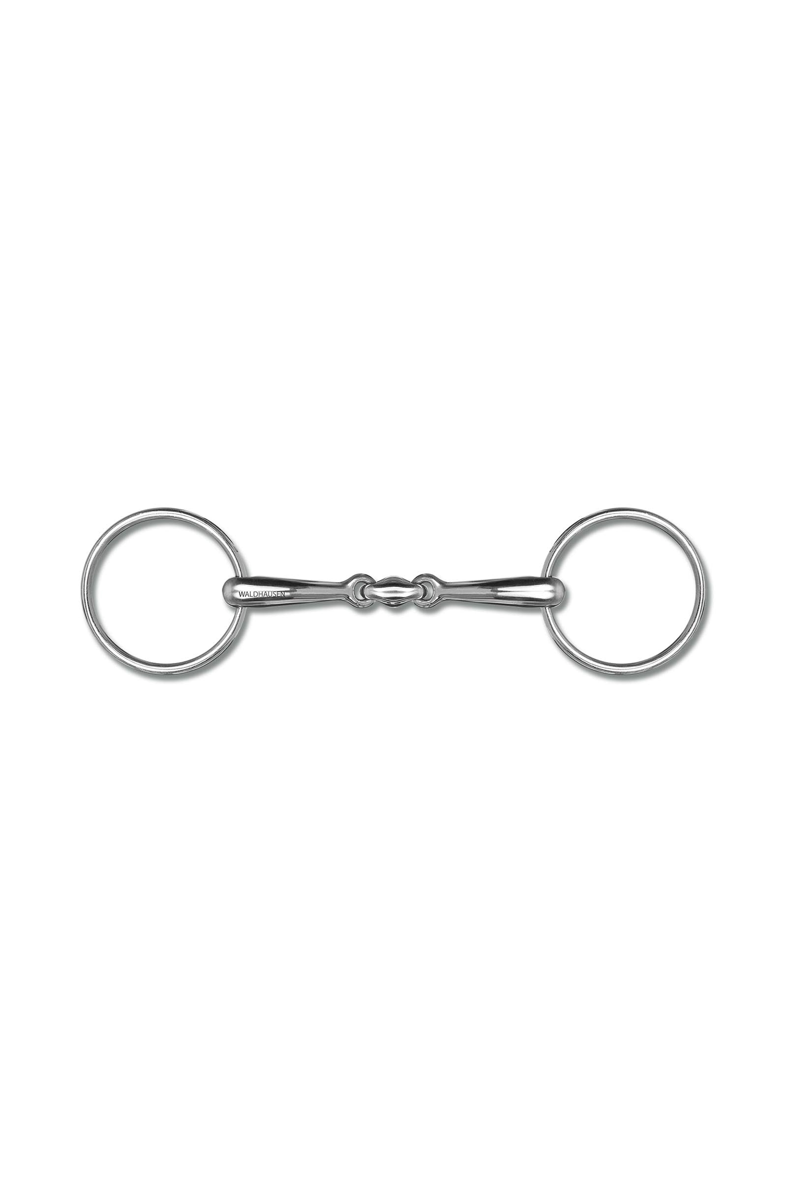 Waldhausen Mors à anneaux Economic SS massif, double brisure, 16 mm Mors