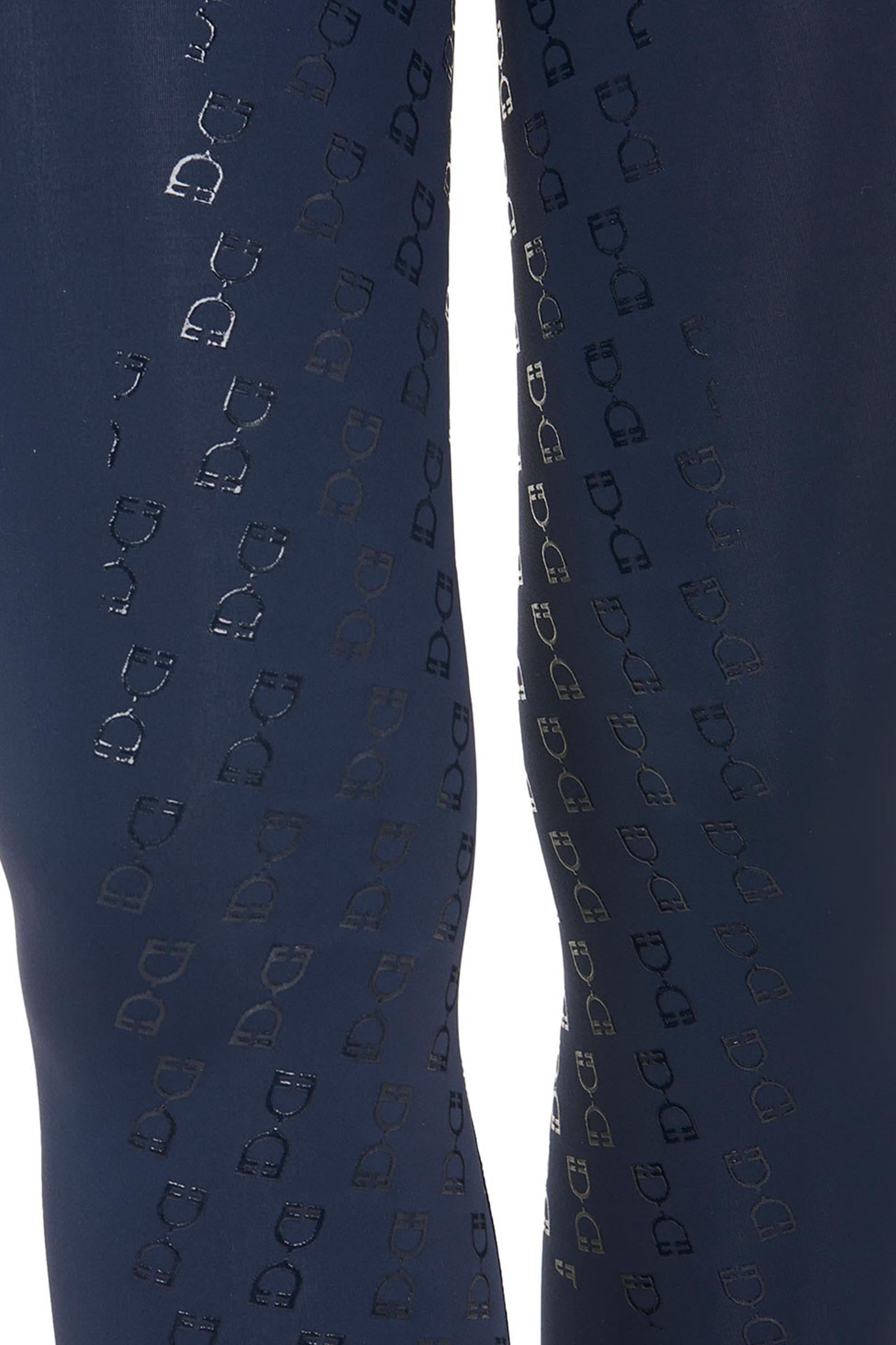 Equestro Women's Slim Fit Full Grip High-Waisted Leggings Womens Breeches