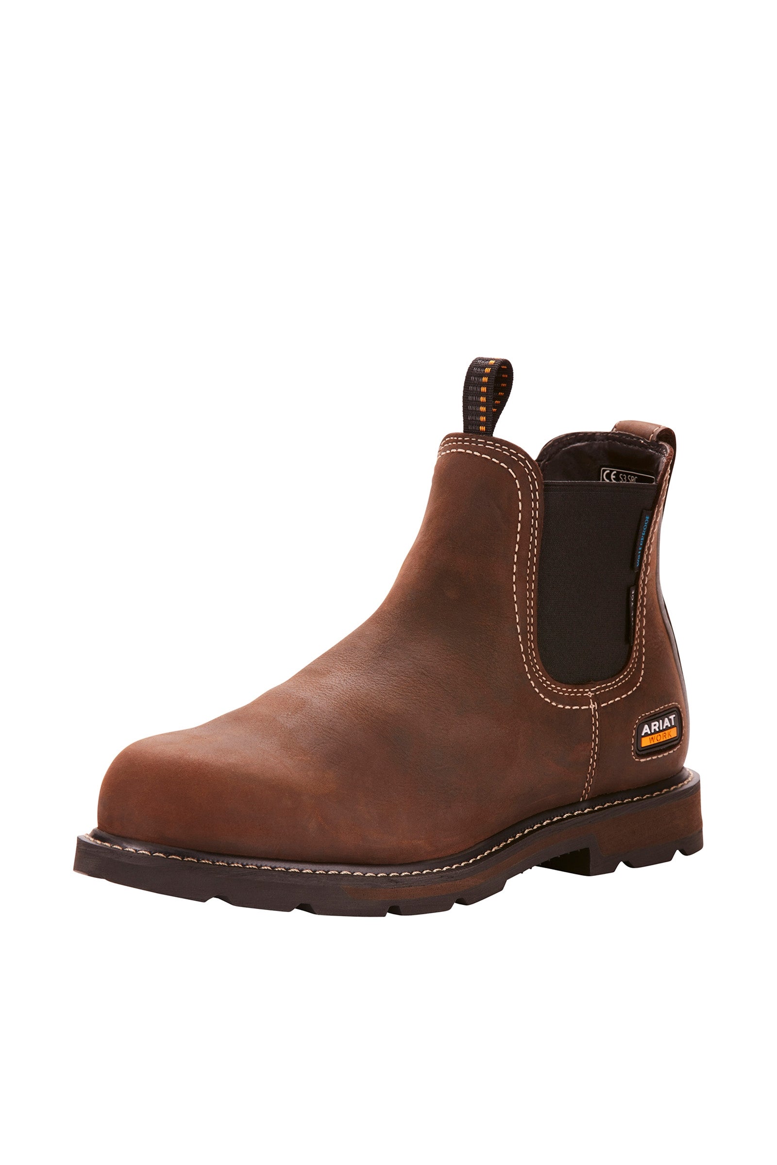 Ariat Groundbreaker Chelsea bottes de travail imperméables pour homme avec embout en acier Vêtements d'équitation homme