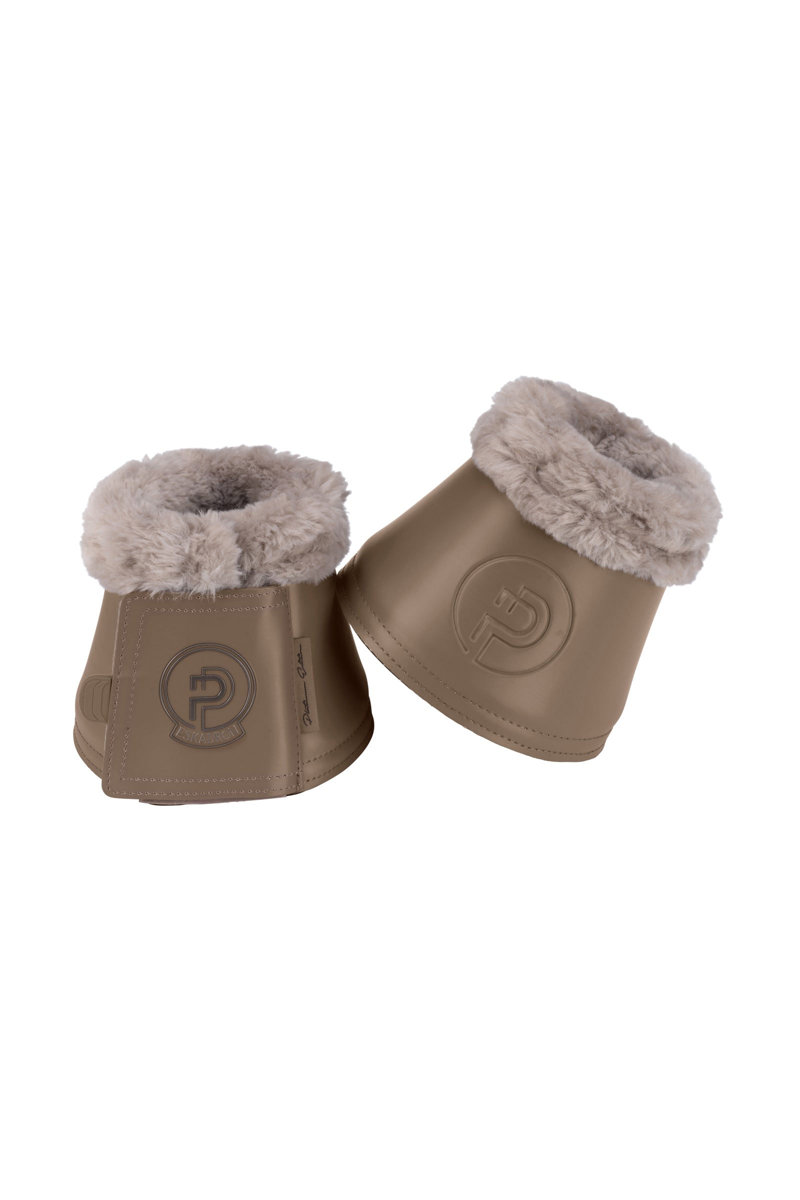 Eskadron Platinum 25 Softslate Faux Fur Cloches cheval Leg Protection & Hoof Protection for Horses