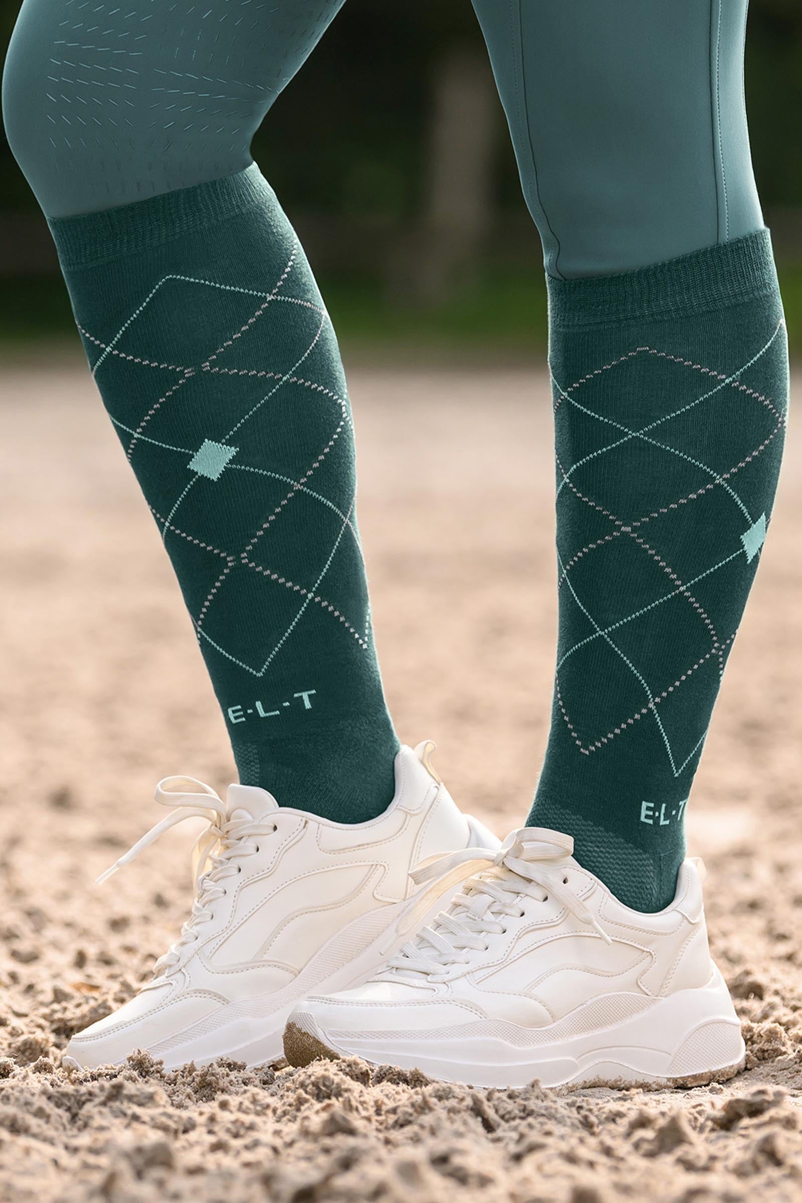 ELT Argyle chaussettes d’équitation respirantes Chaussettes