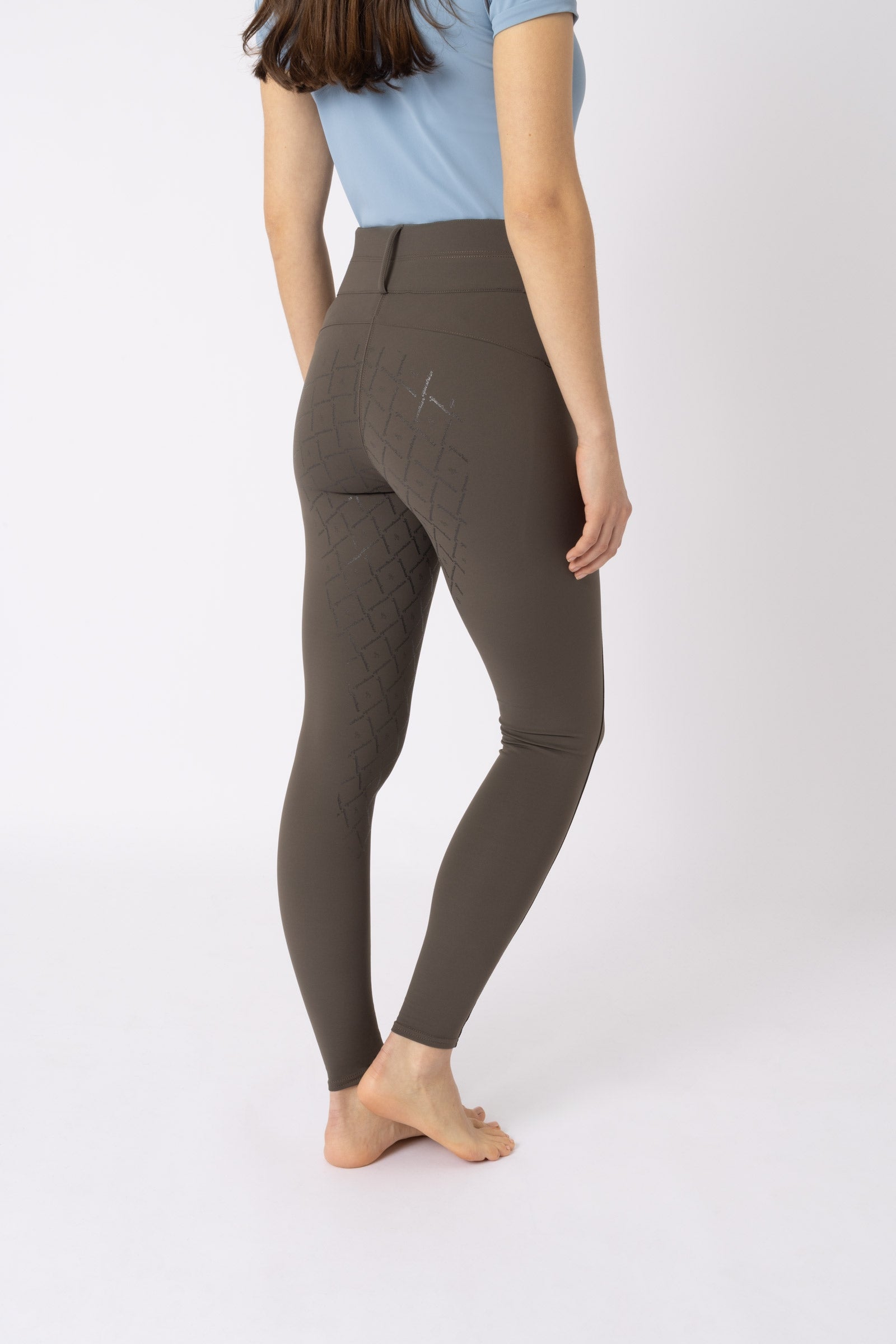Horze Pantalon d'équitation taille haute fond intégral grip Sophie, femme Womens Breeches