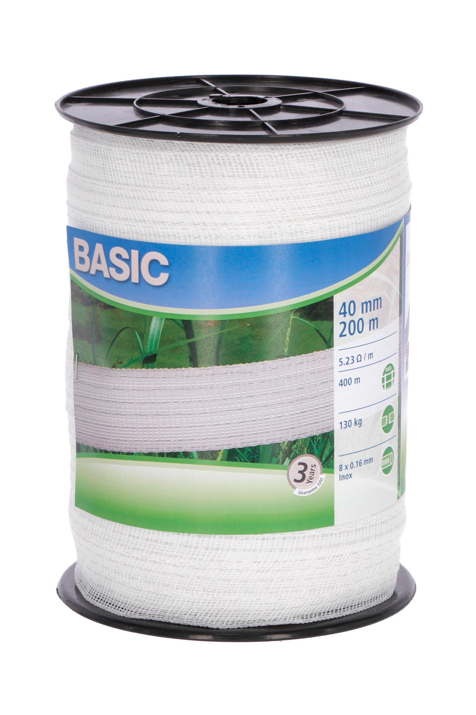 Corral CORRAL Basic Classe Tape, 40mm (200m) Fencing Supplies