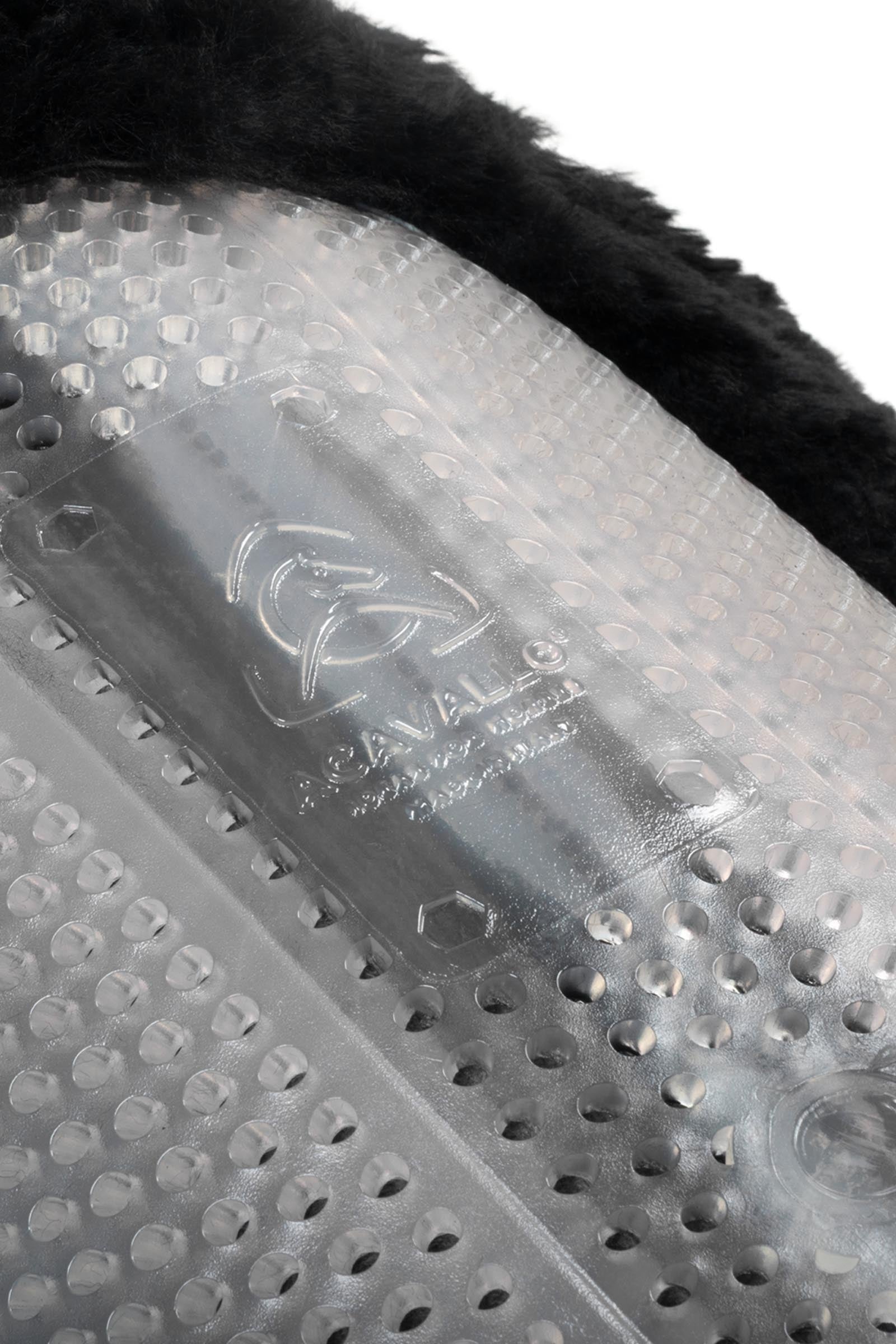 Acavallo Gel Pad Non-Slip Classic With Sheepskin Flat Saddle Pads