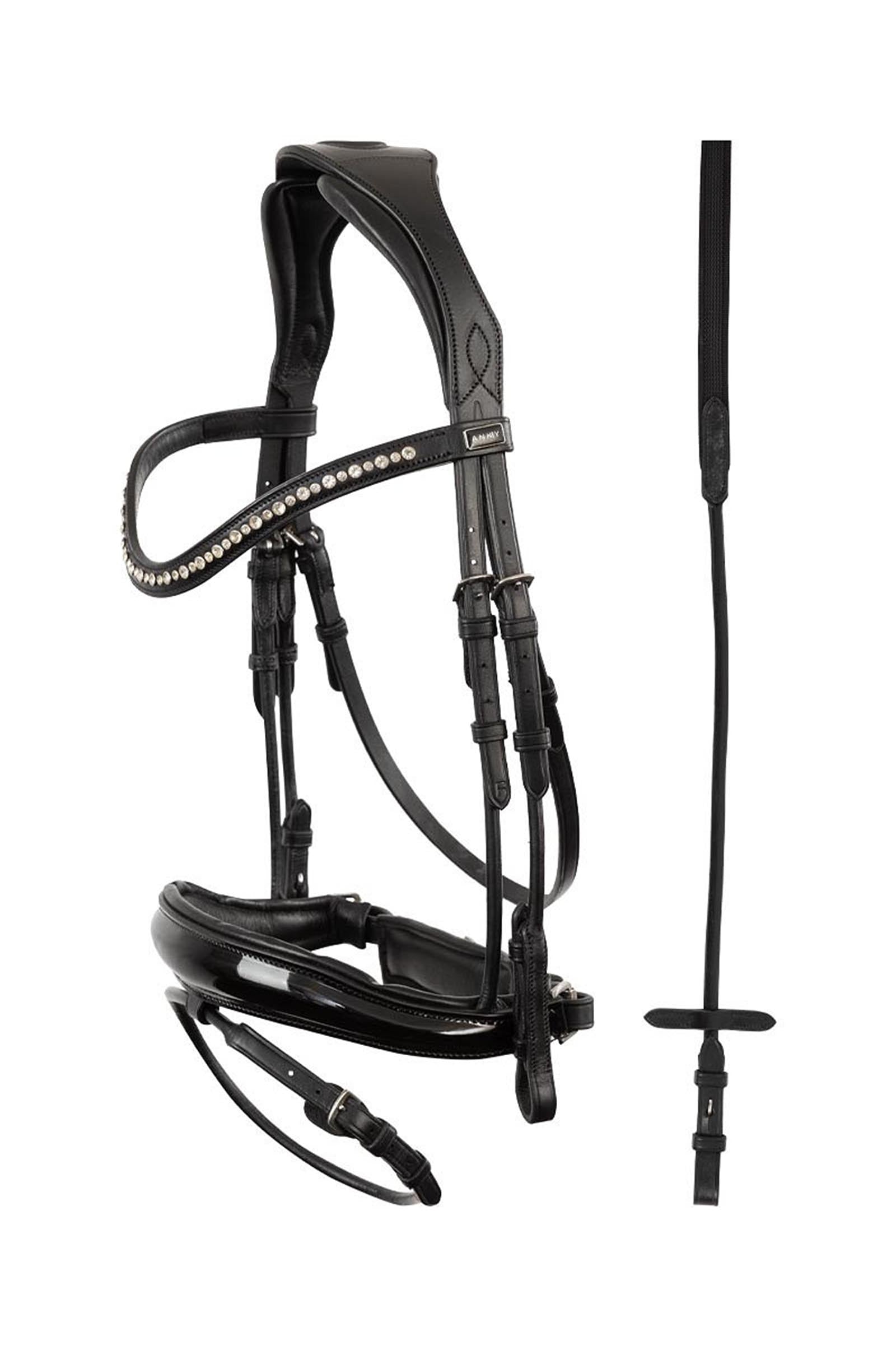 Anky ANKY Anatomic Comfort Fit Bridle With Pull Back Double Briderie et enrênements