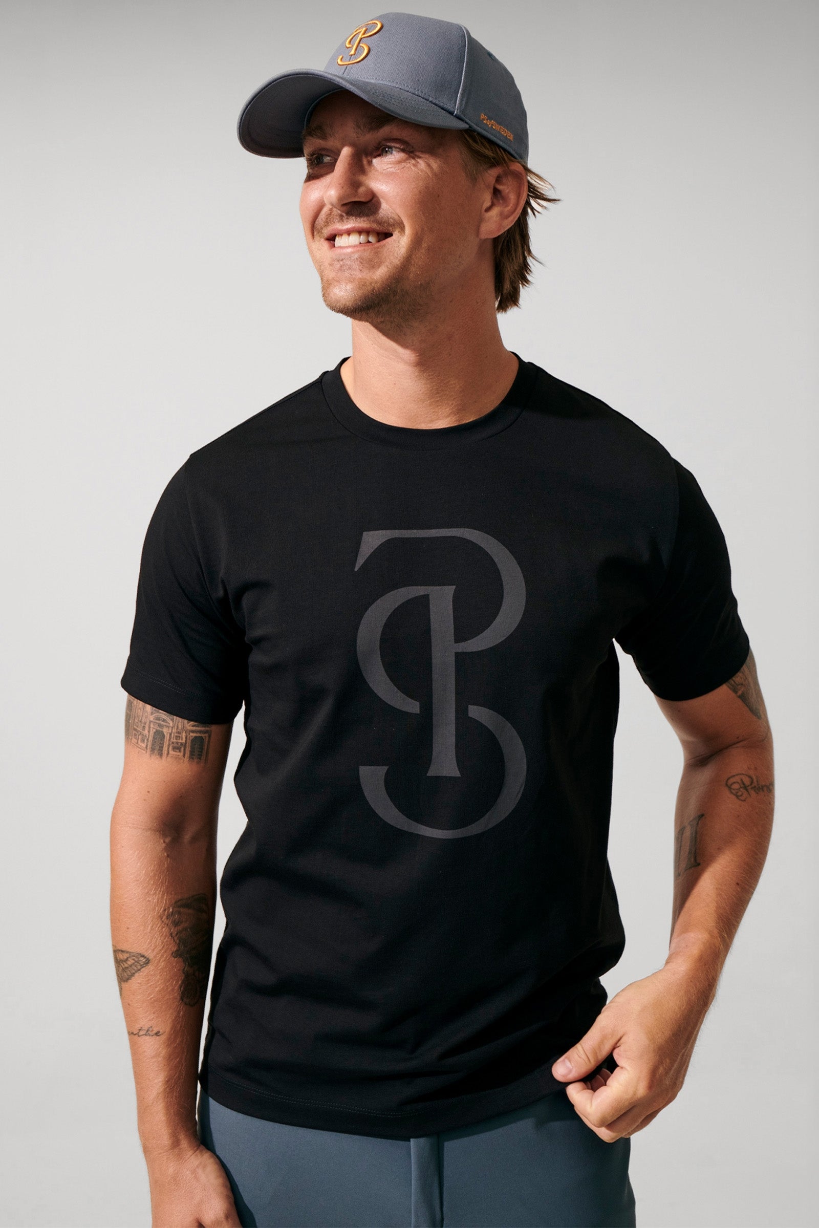 PS of Sweden Scott Mens´s Cotton Tee Vêtements d'équitation homme