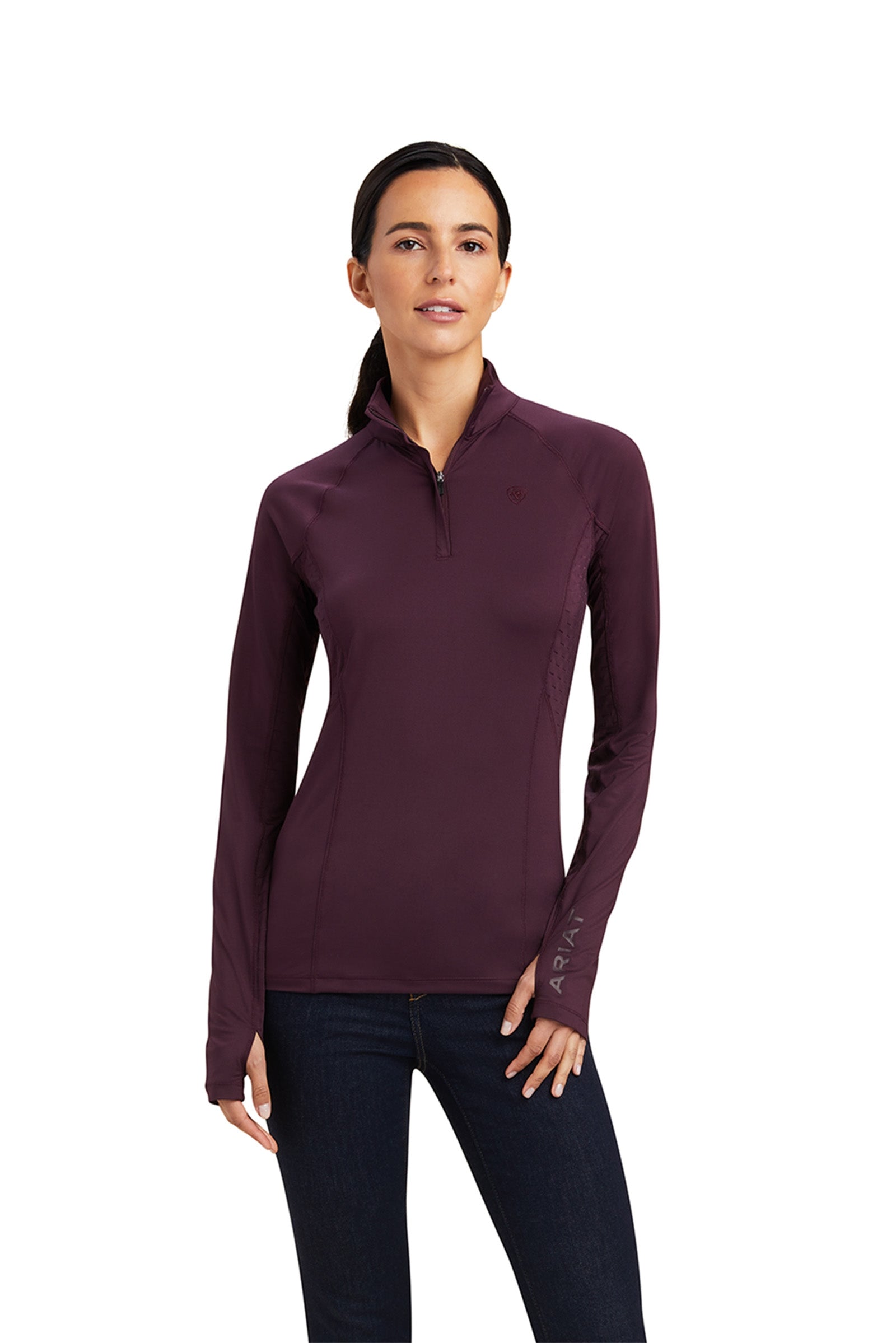 Ariat AriatLowell 2.0 1/4 Zip Baselayer Vêtements d'équitation femme