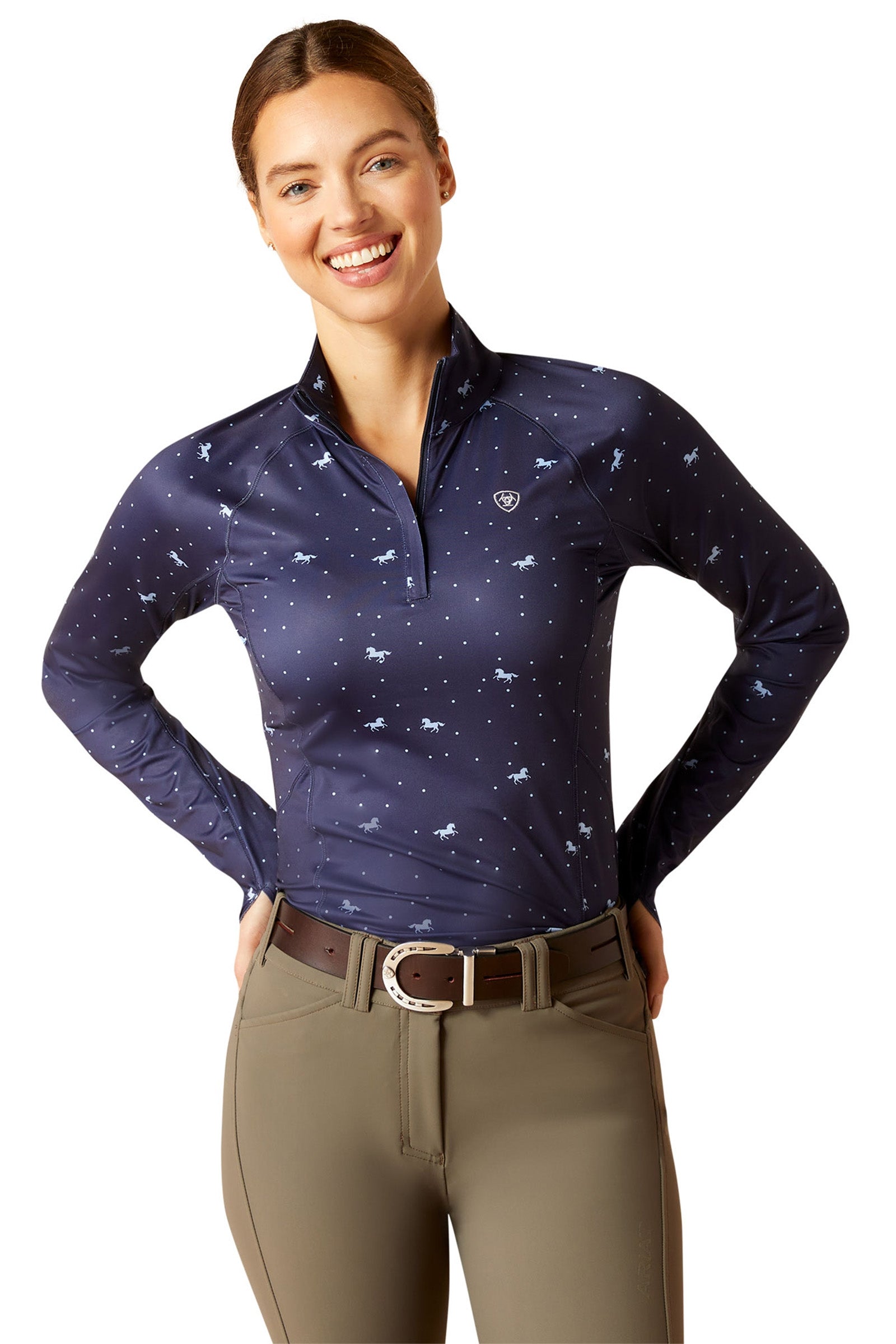 Ariat AriatLowell 2.0 1/4 Zip Baselayer Vêtements d'équitation femme