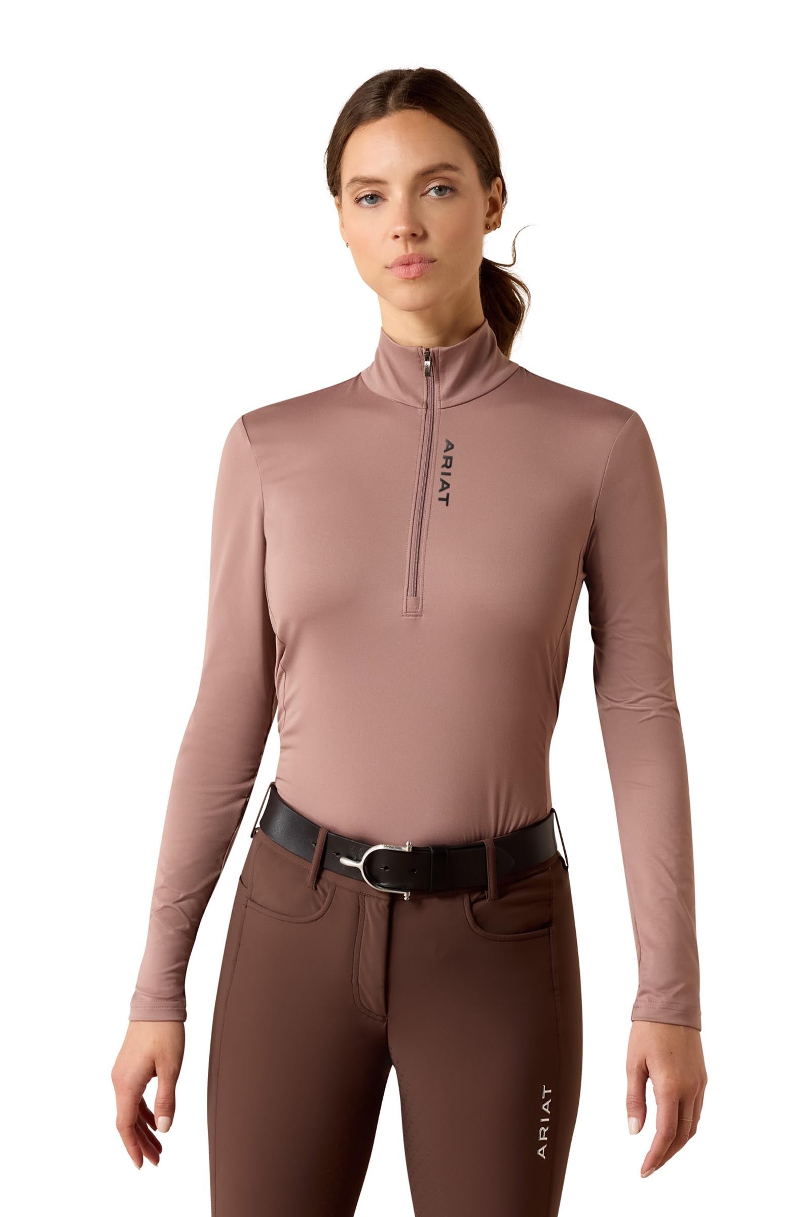 Ariat Femme Haut technique Lunaveil à 1/2 zip Vêtements d'équitation femme