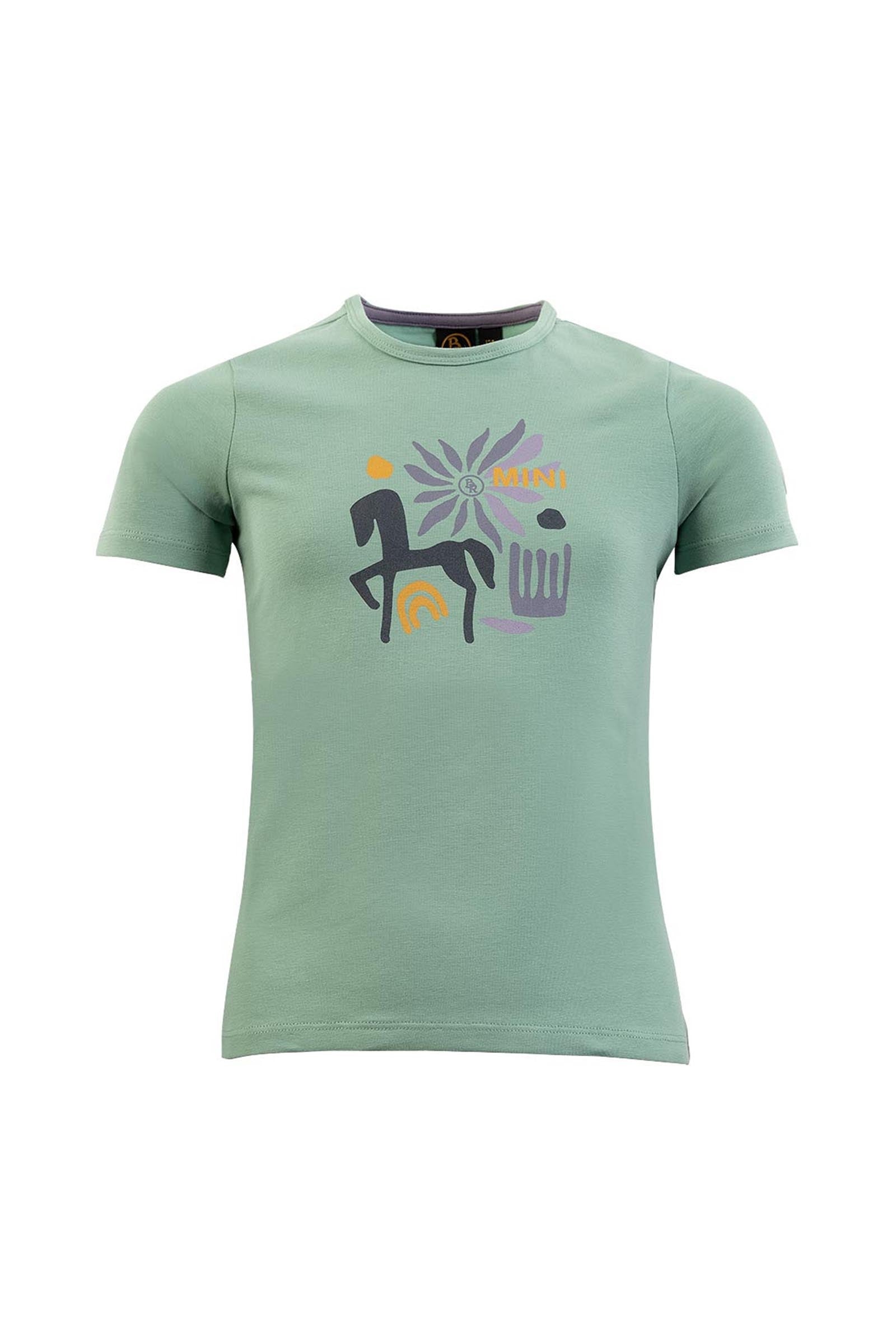BR Mini Horse T shirt pour enfants Vêtements d'équitation enfant