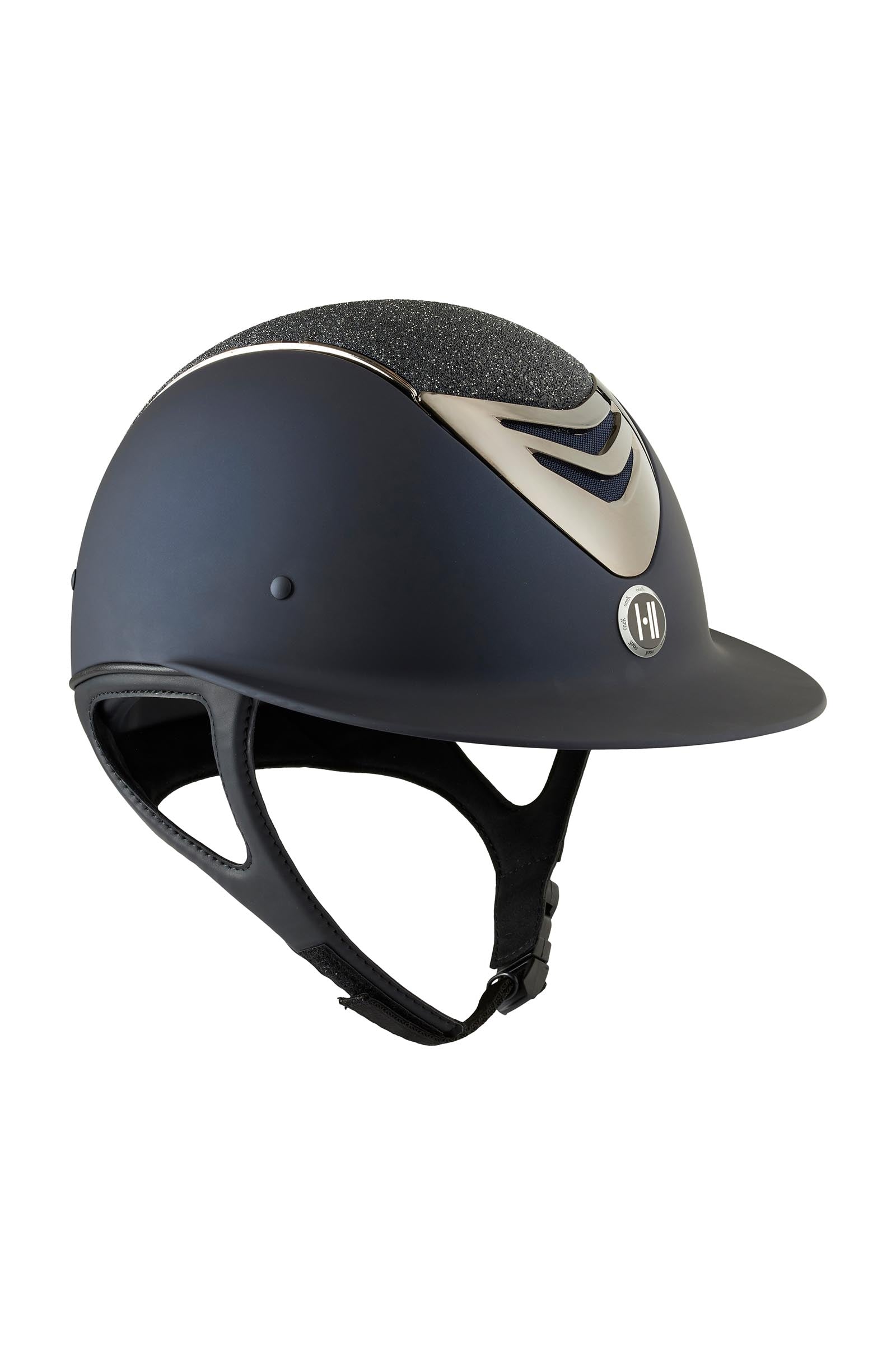 OneK Casque d'équitation Avance Matt Paillettes Chrome Casques & Gilets de protection