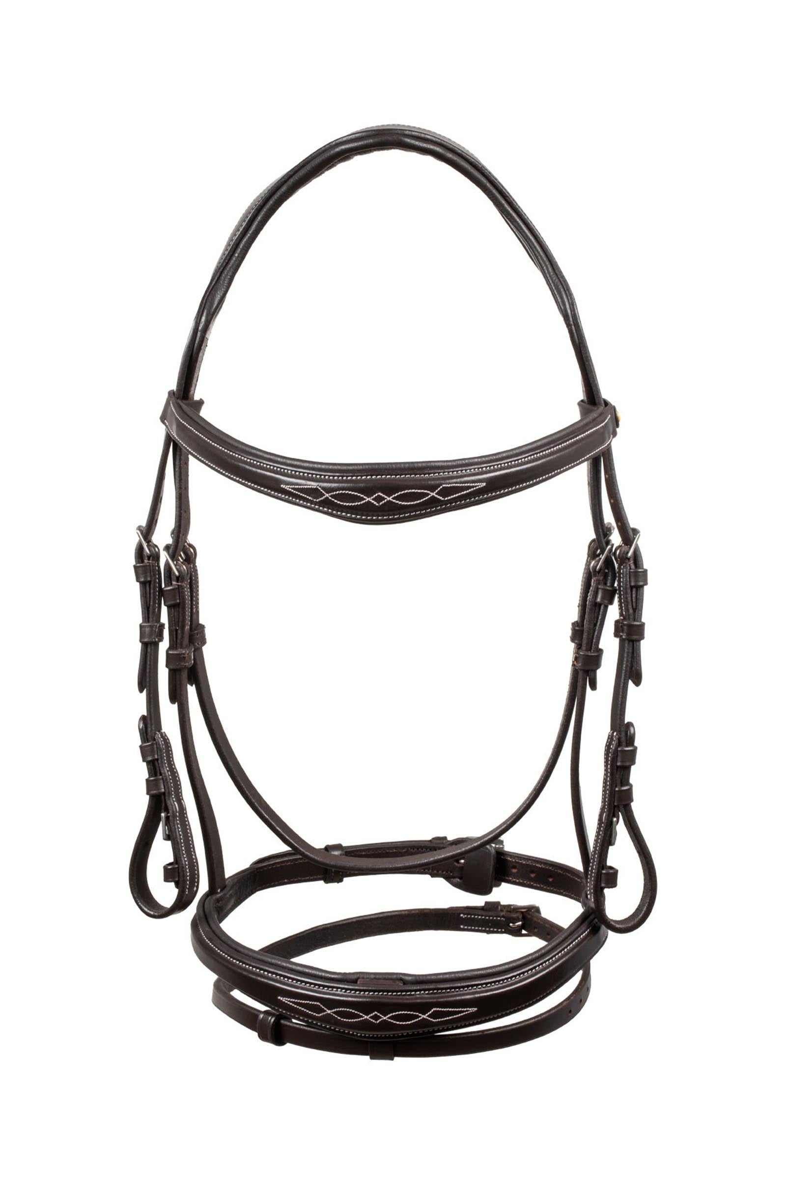 Equestro Bridle in Soft Stitched Leather Bridles & Reins