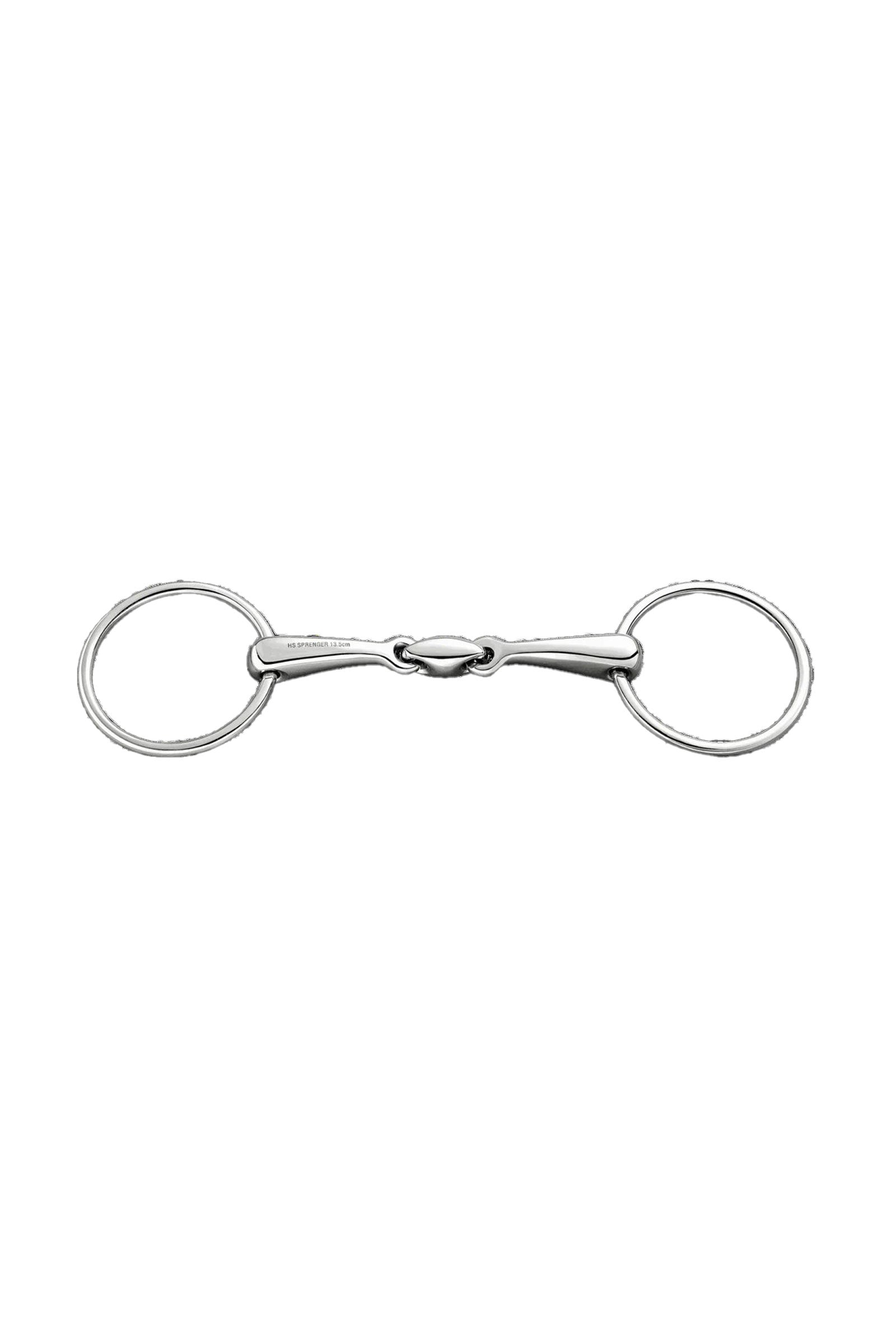Sprenger mors à anneaux libres, double brisure, 18 mm, acier inoxydable Mors
