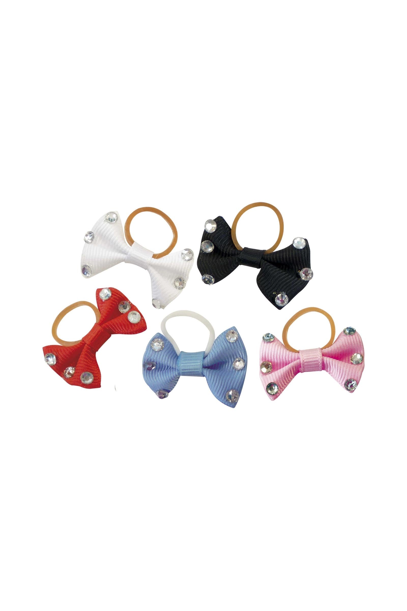 Equi Theme EQUITHÈME Braiding Bows With Clear Strass Horse Grooming Tools