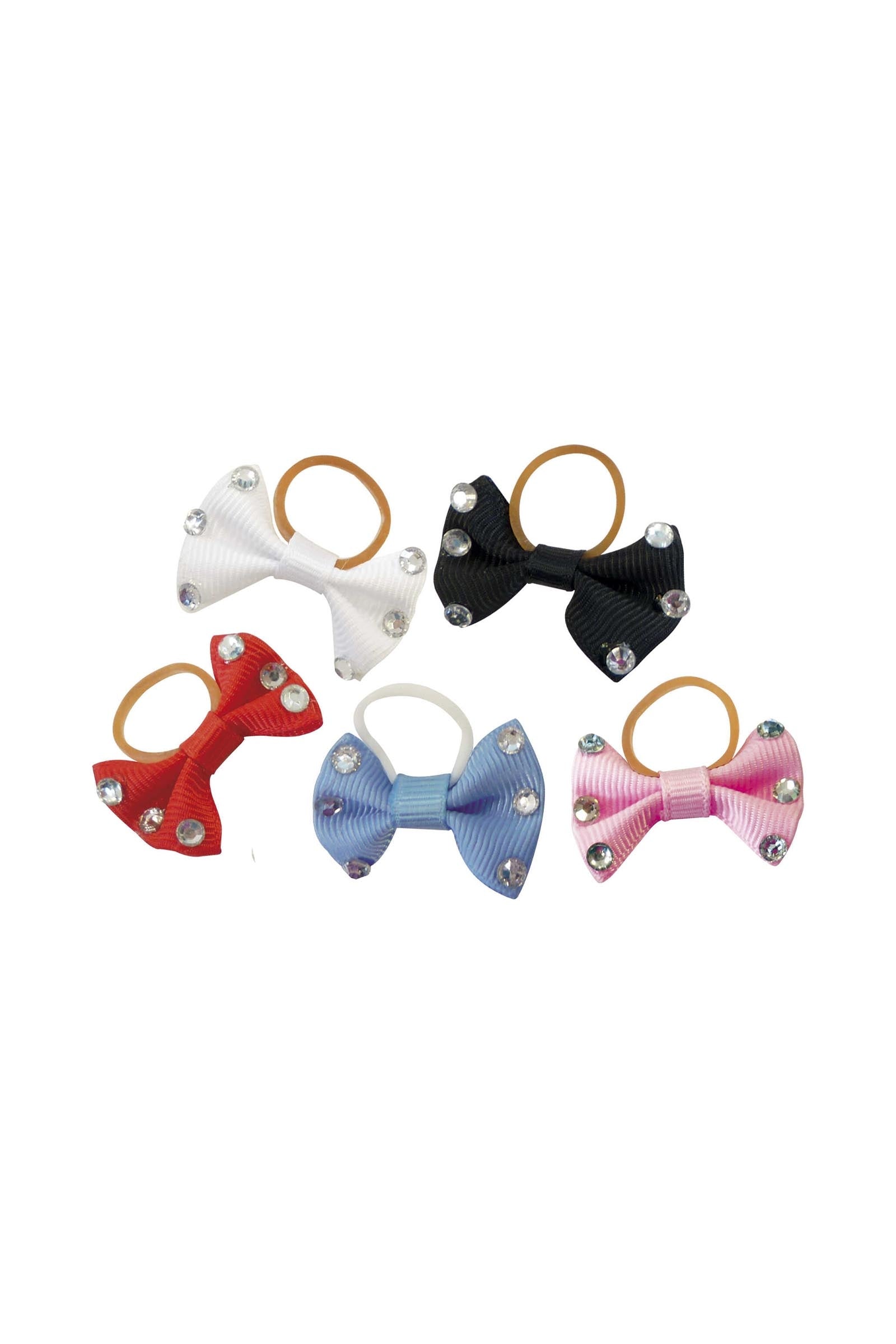 Equi Theme EQUITHÈME Braiding Bows With Clear Strass Horse Grooming Tools