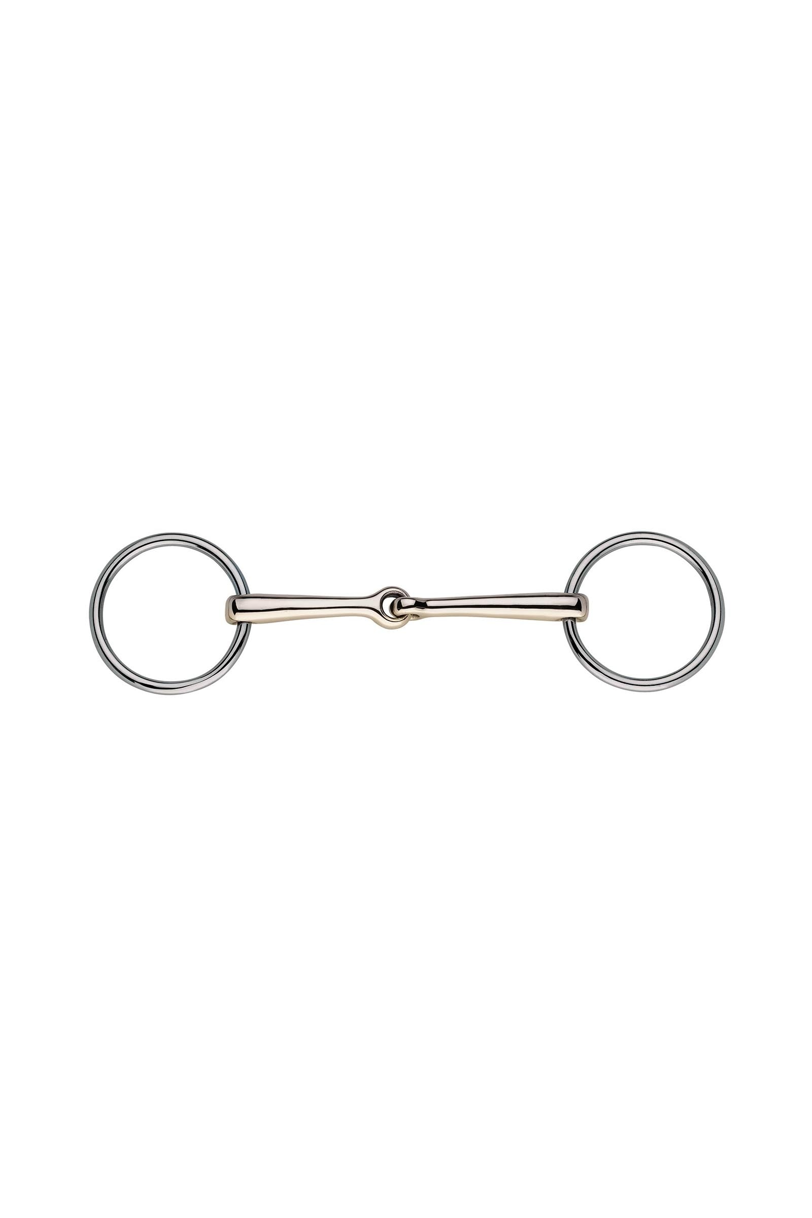 Sprenger mors de bride à anneaux libres, simple brisure, 14 mm, Sensogan Mors