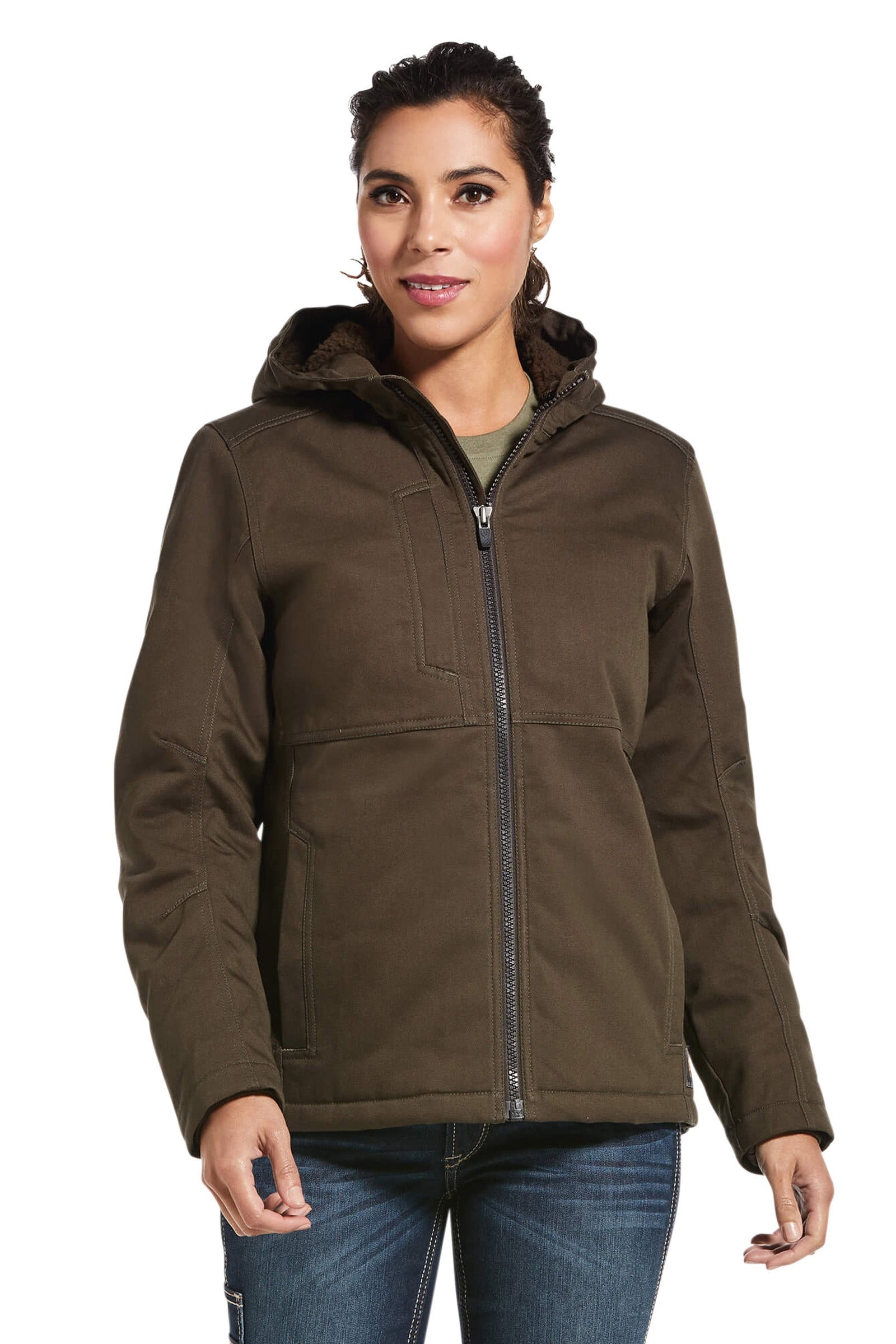 Ariat Veste isolante Rebar DuraCanvas pour femme Vêtements d'équitation femme