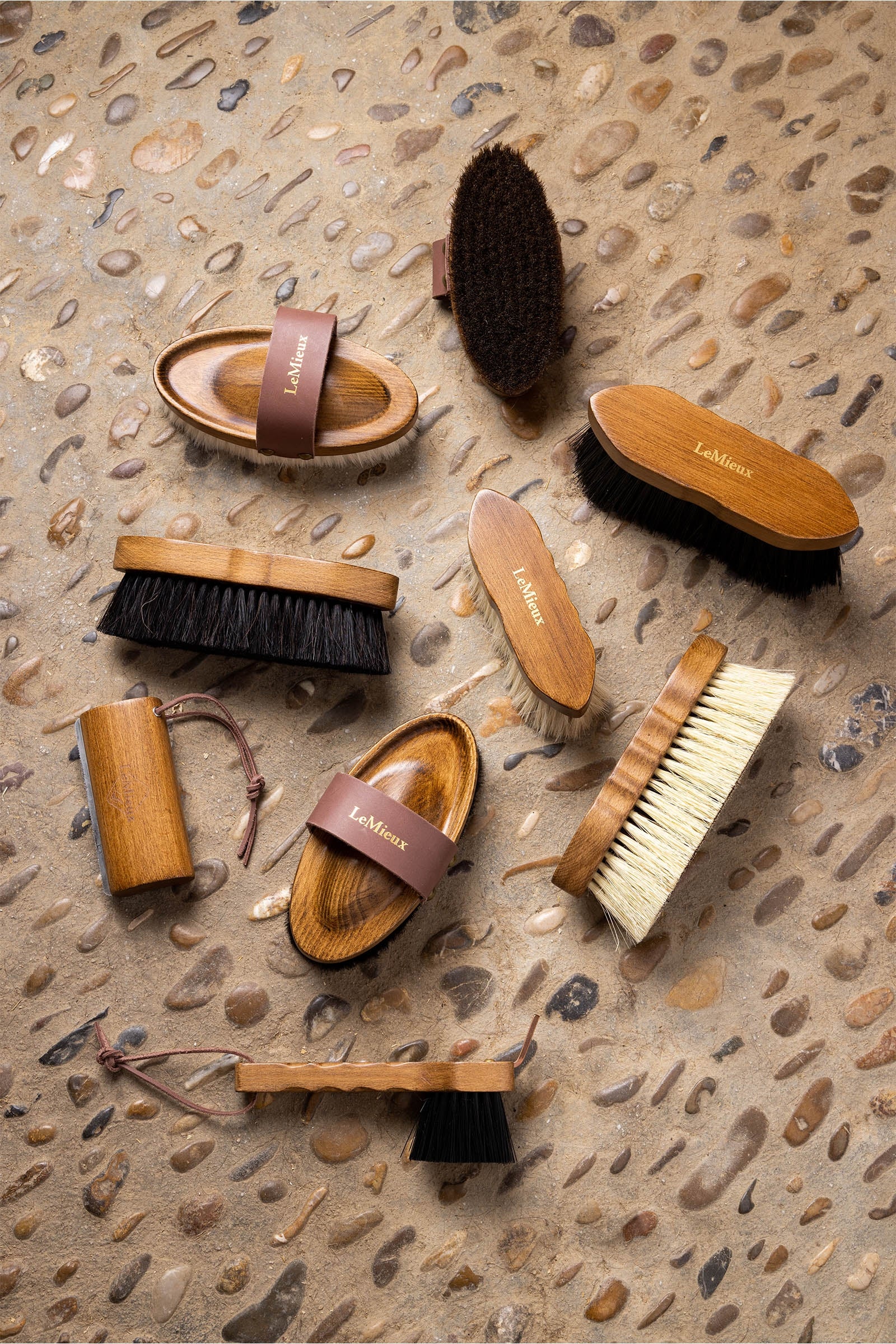 LeMieux Artisan Soft Speckled Brush Horse Grooming Tools