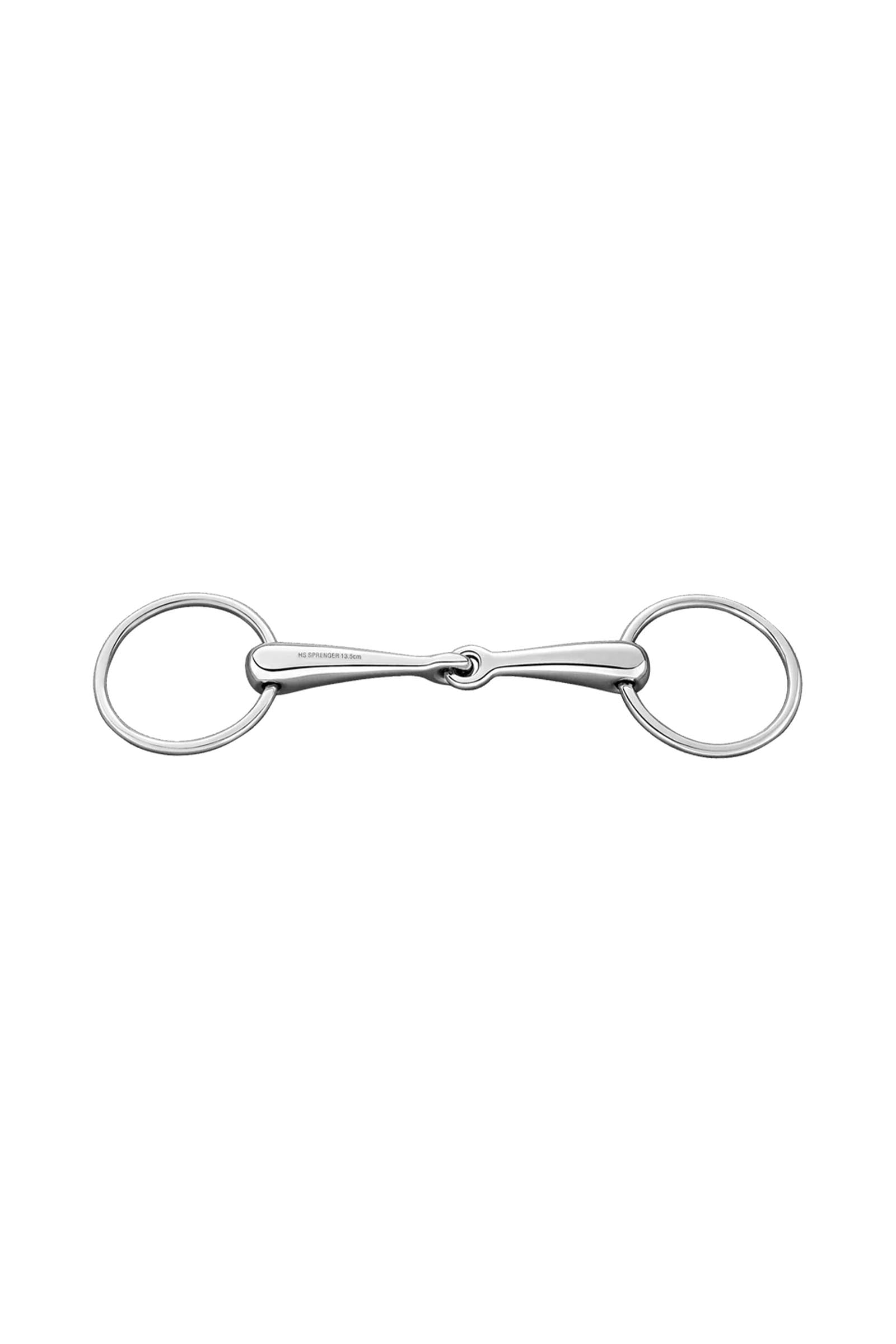 Sprenger mors à anneaux libres, simple brisure, 16 mm, acier inoxydable Mors