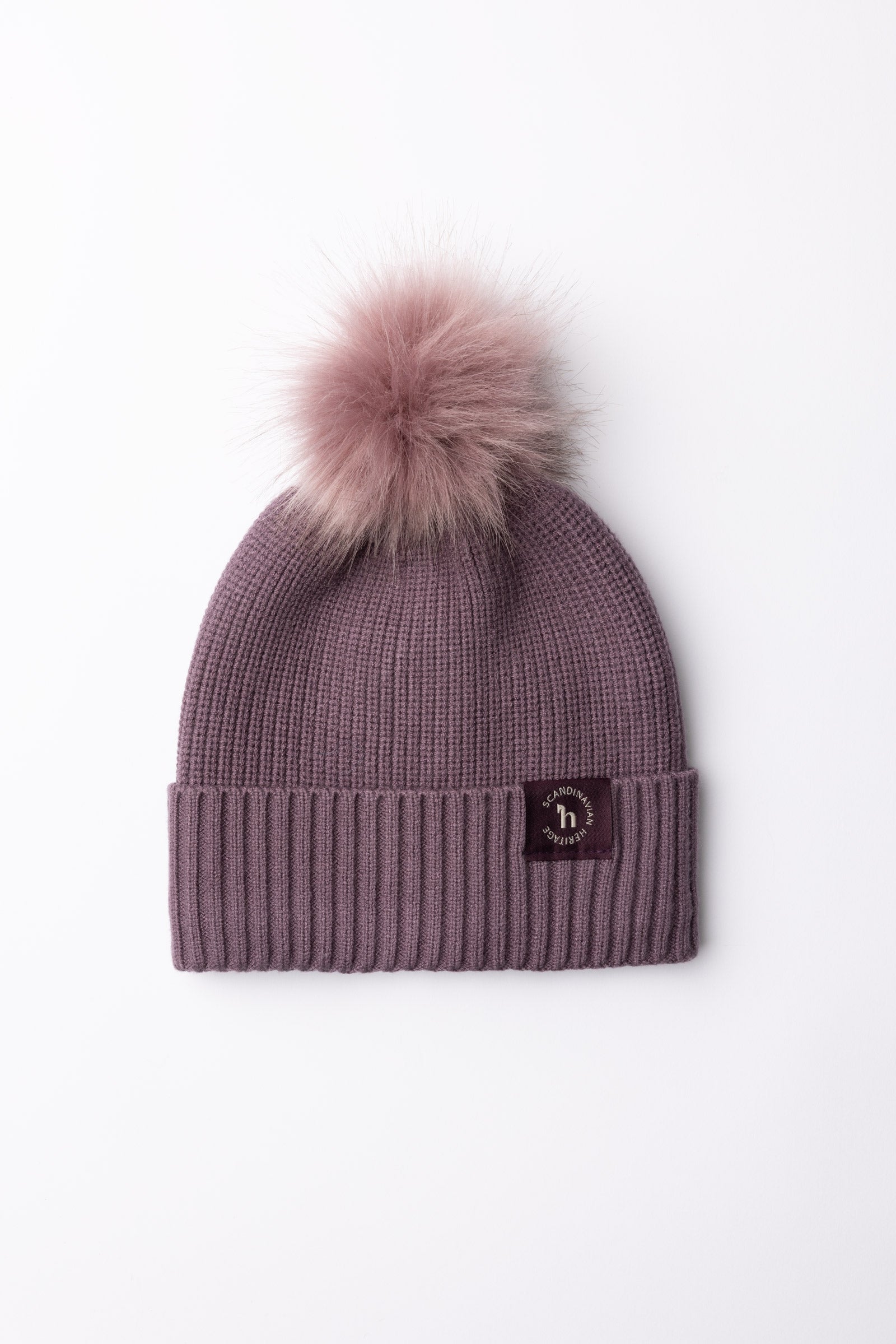 Horze Noa Bonnet tricoté pour enfants avec pompon amovible Accessoires