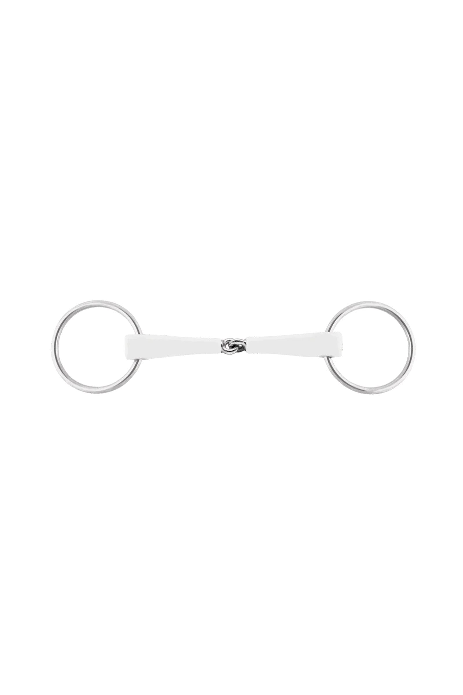 Sprenger Nathe mors à anneaux libres, simple brisure, 20 mm, anneaux 70 mm, thermoplast Mors