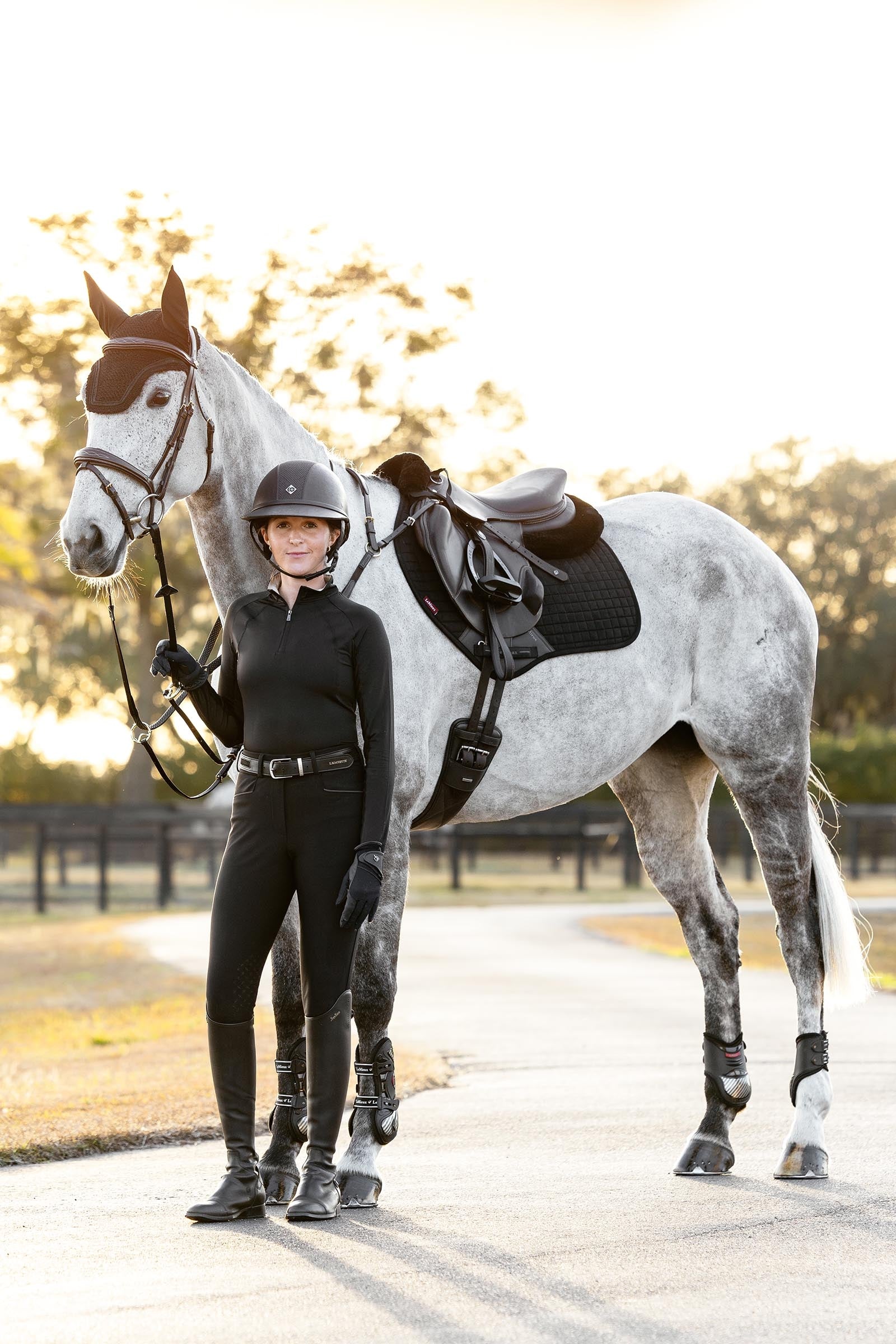 LeMieux Lemieux Suede Close Contact Square Saddle Pad Saddle Pads
