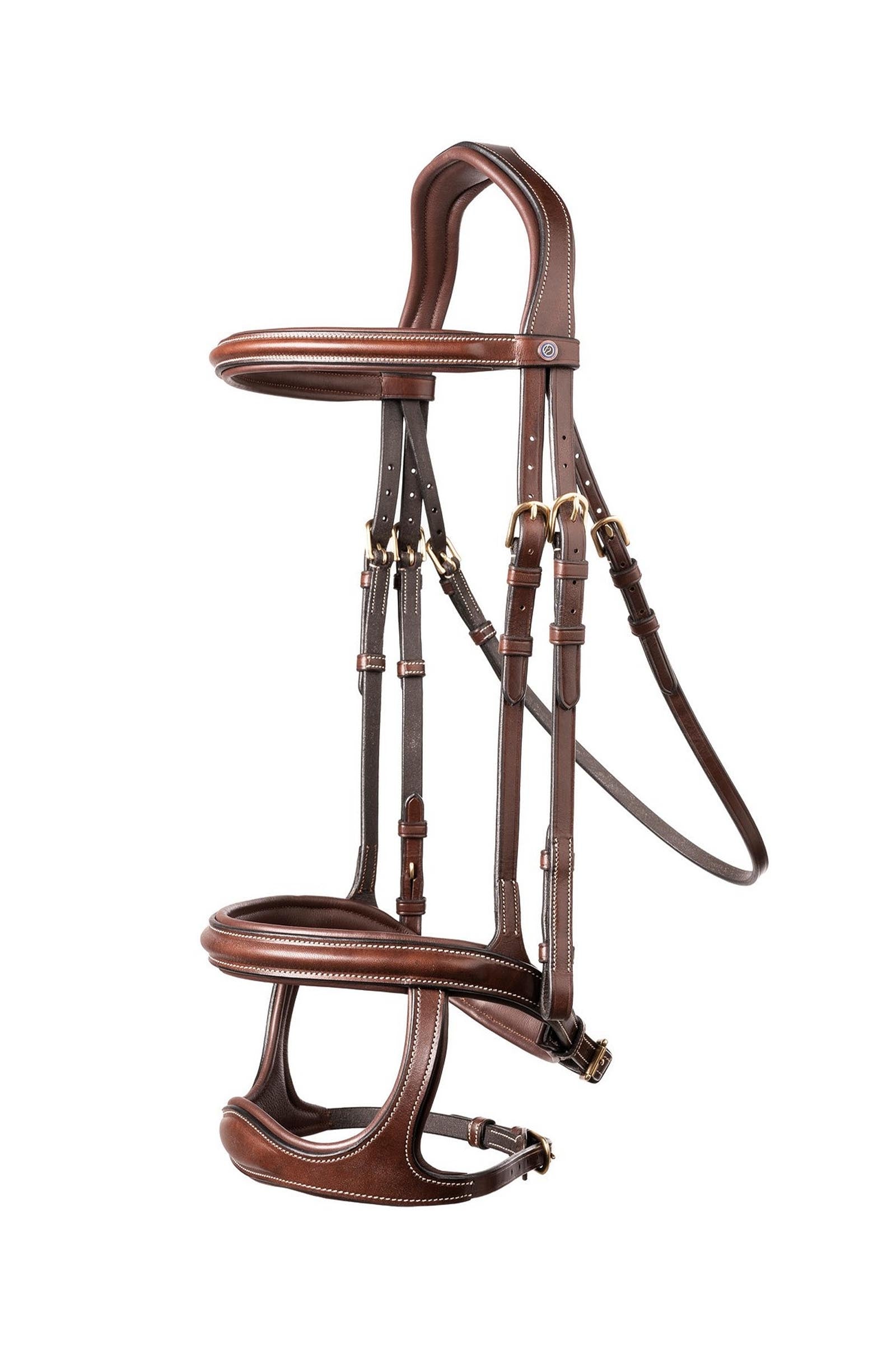 Trust Equestrian Paris Double Noseband Bridle Briderie et enrênements