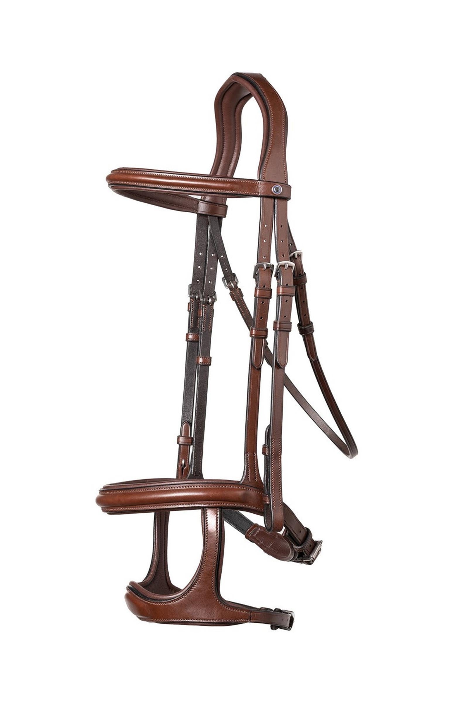 Trust Equestrian Paris Double Noseband Bridle Briderie et enrênements