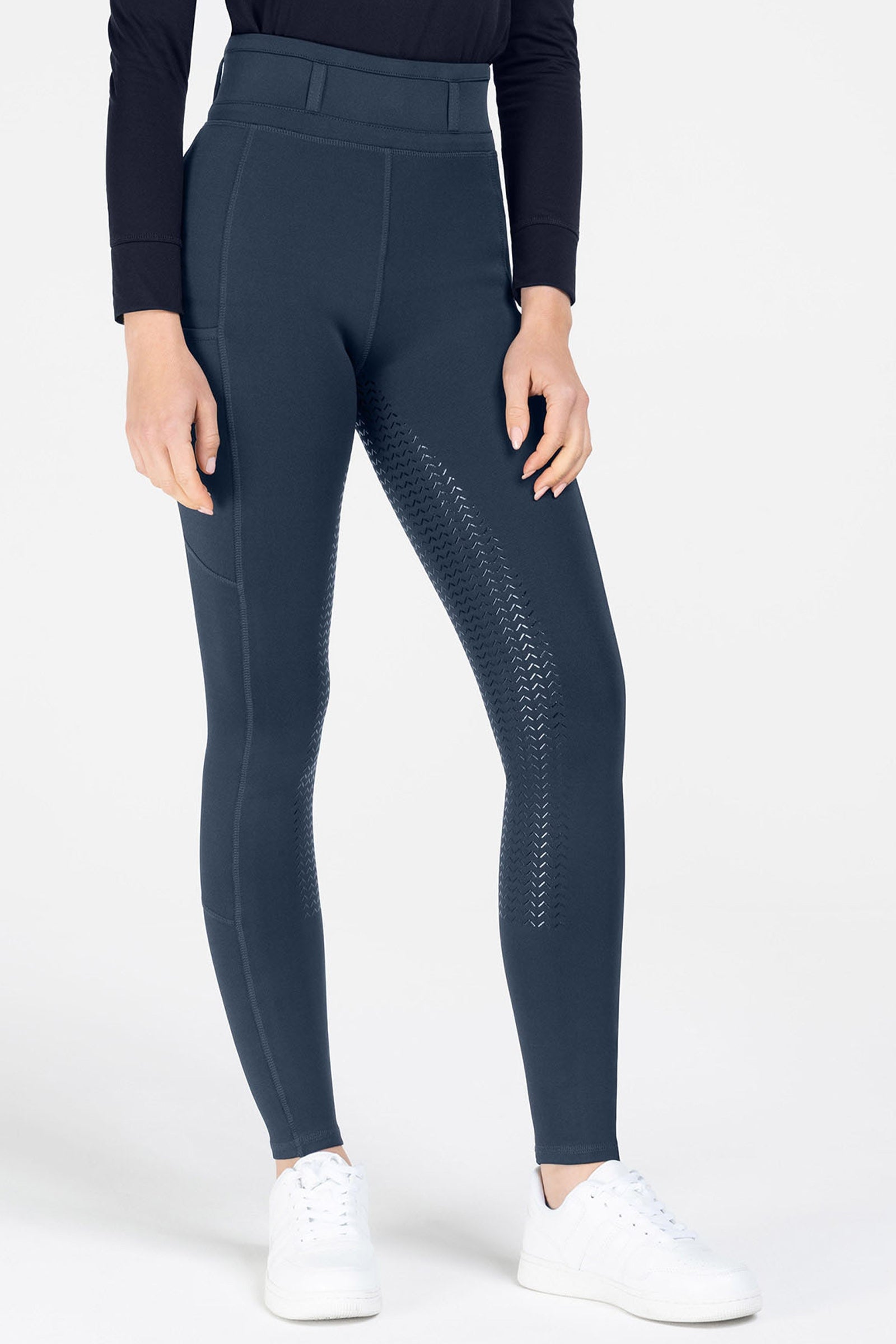 ELT Ella Kids' Full Grip Thermo Riding Tights Kids Apparel