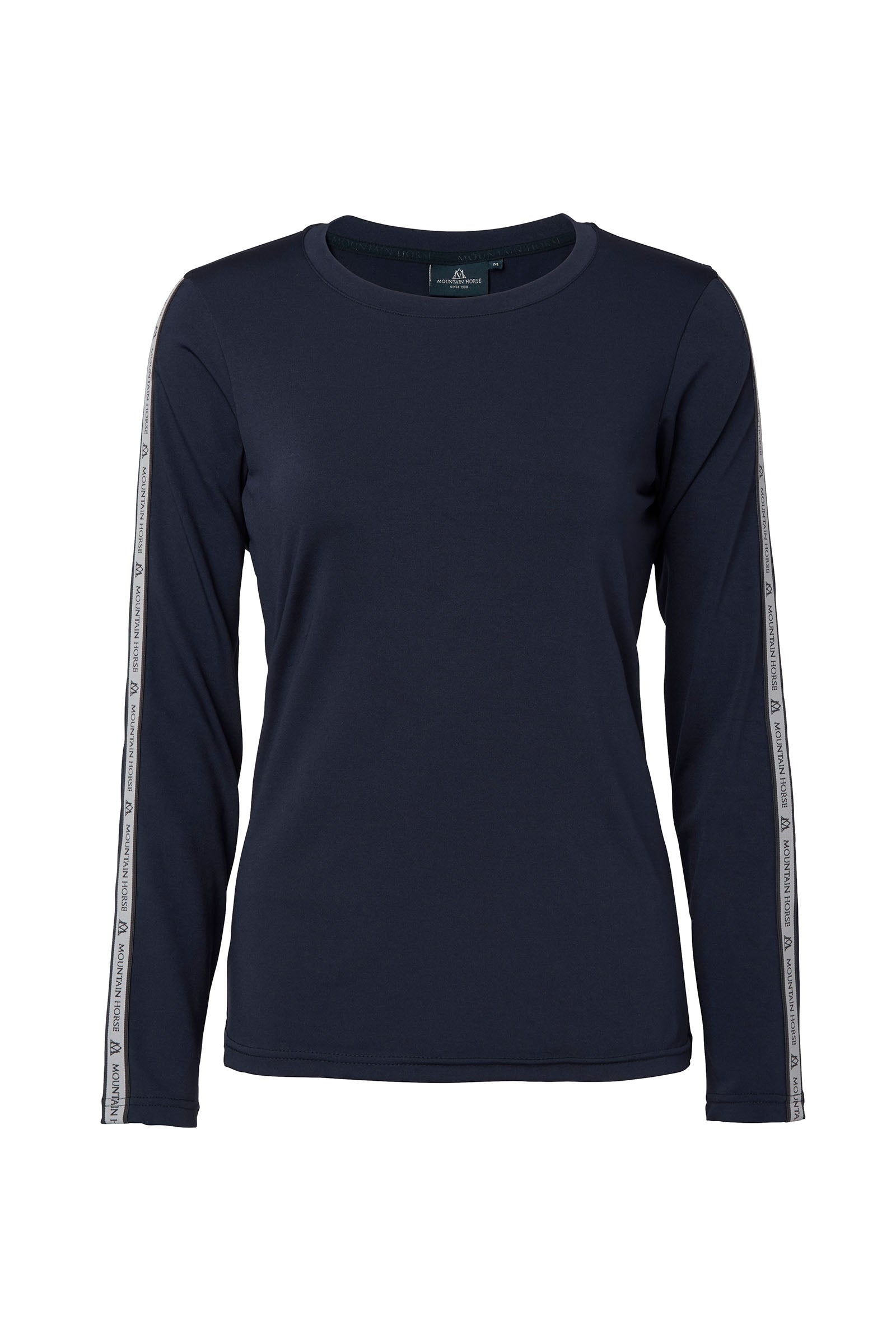 Mountain Horse Active Stripe chemise technique à manches longues pour femmes Vêtements d'équitation femme