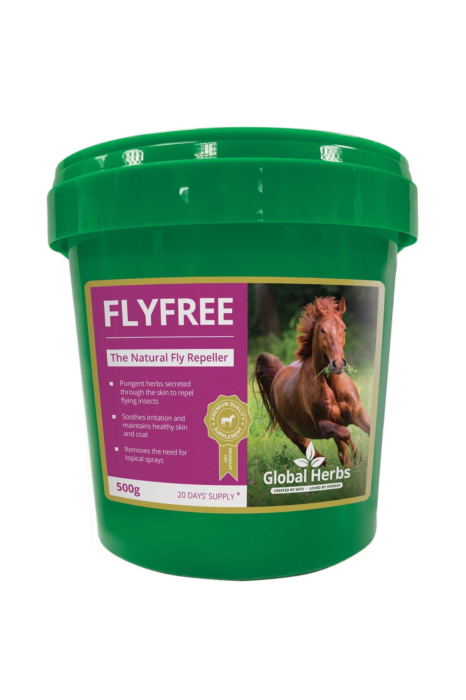 Global Herbs Fly Free 500g Horse Feed & Nutrition