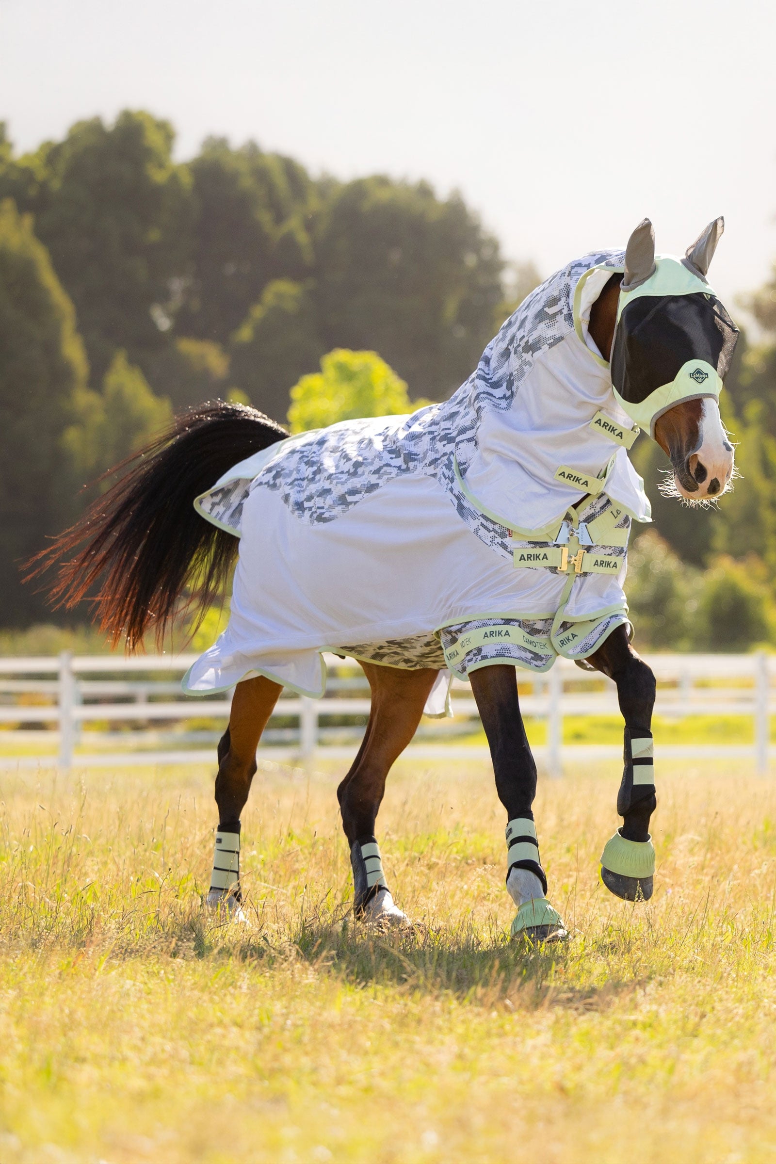 LeMieux Arika Camo-Tek couverture anti-mouches Couvertures cheval
