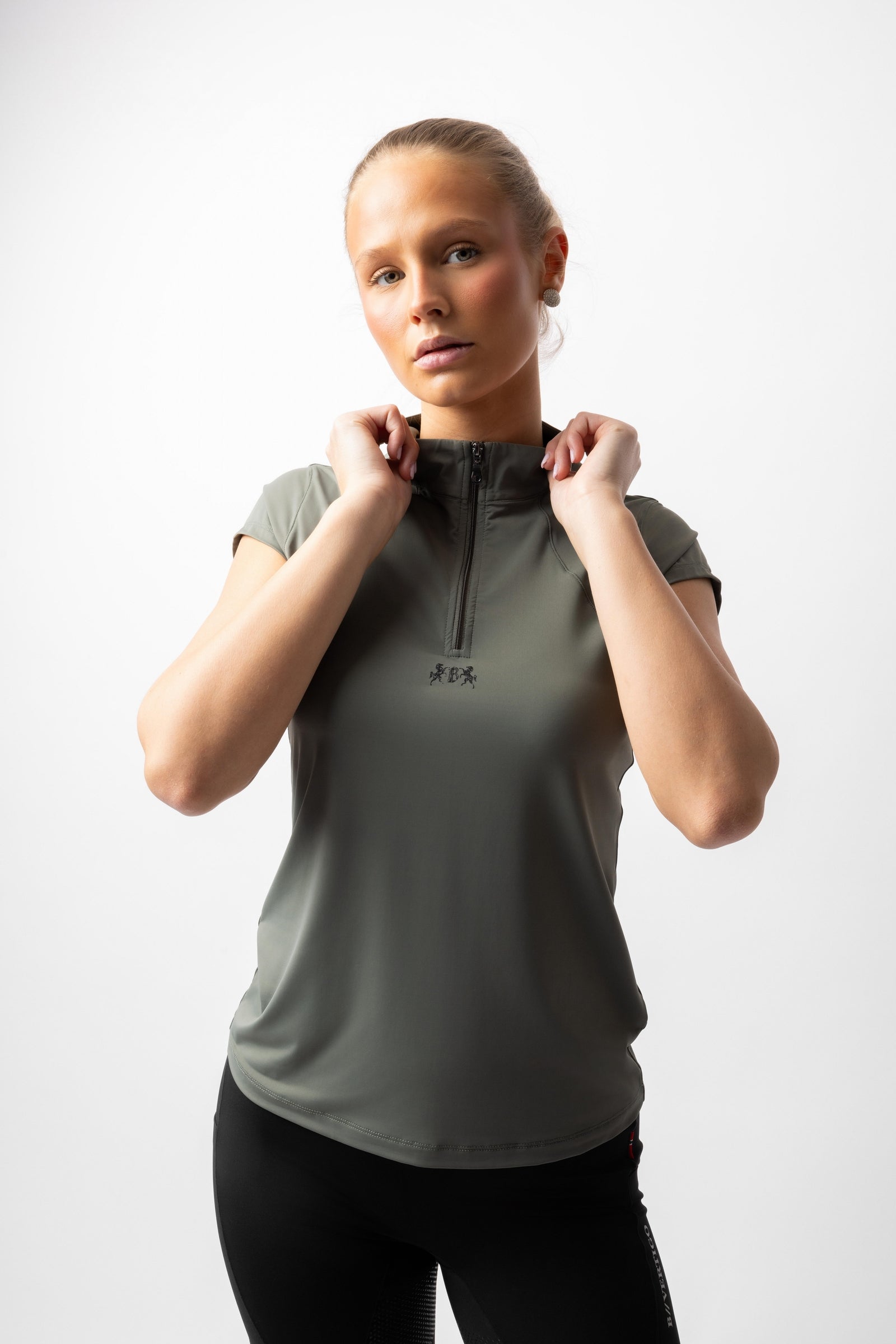 B Vertigo Joelle t-shirt d’entraînement pour femme à manches courtes, UPF 40+ Vêtements d'équitation femme
