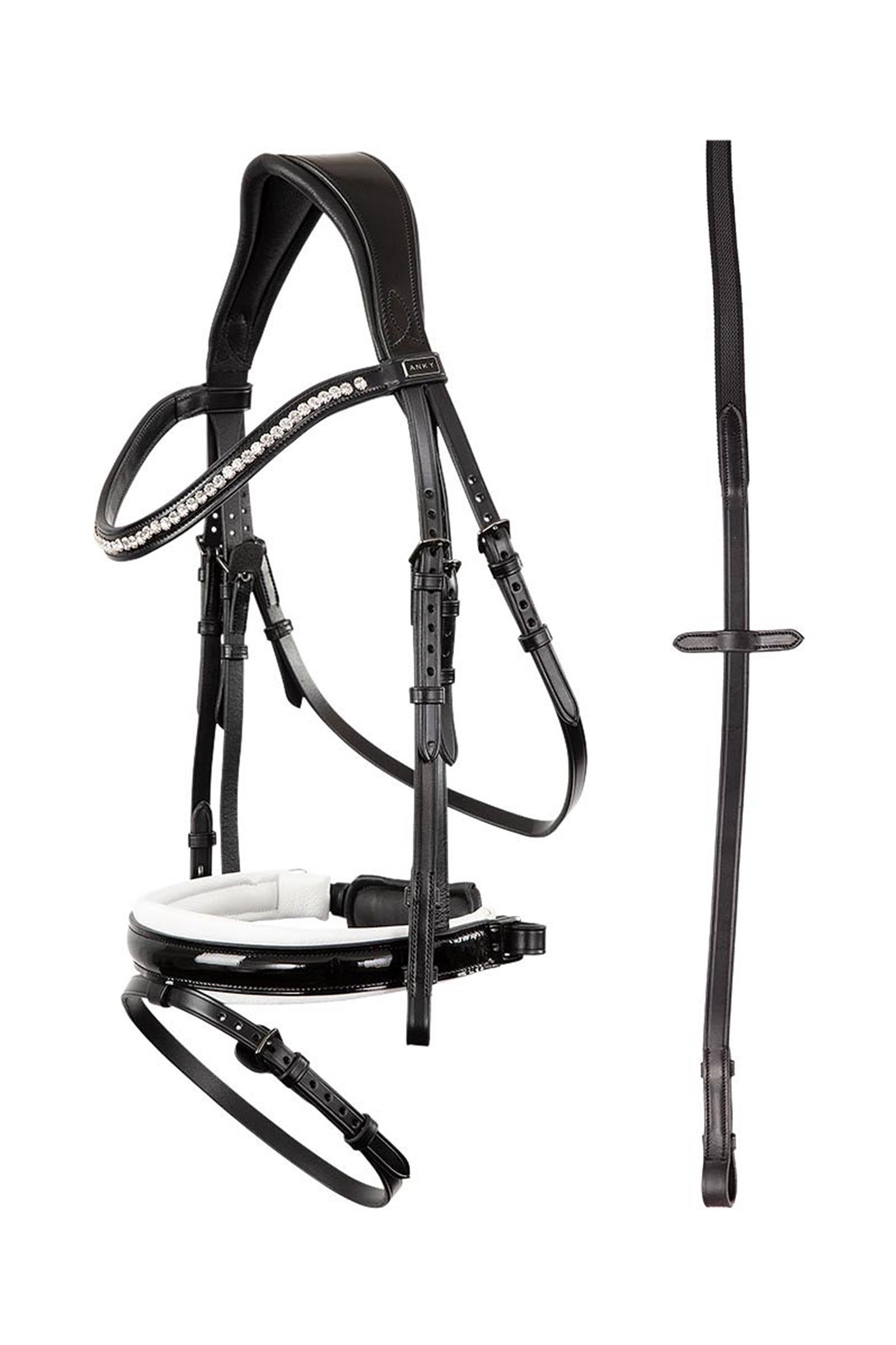 Anky ANKY Anatomic Bridle Patent Leather With Soft Padding Briderie et enrênements
