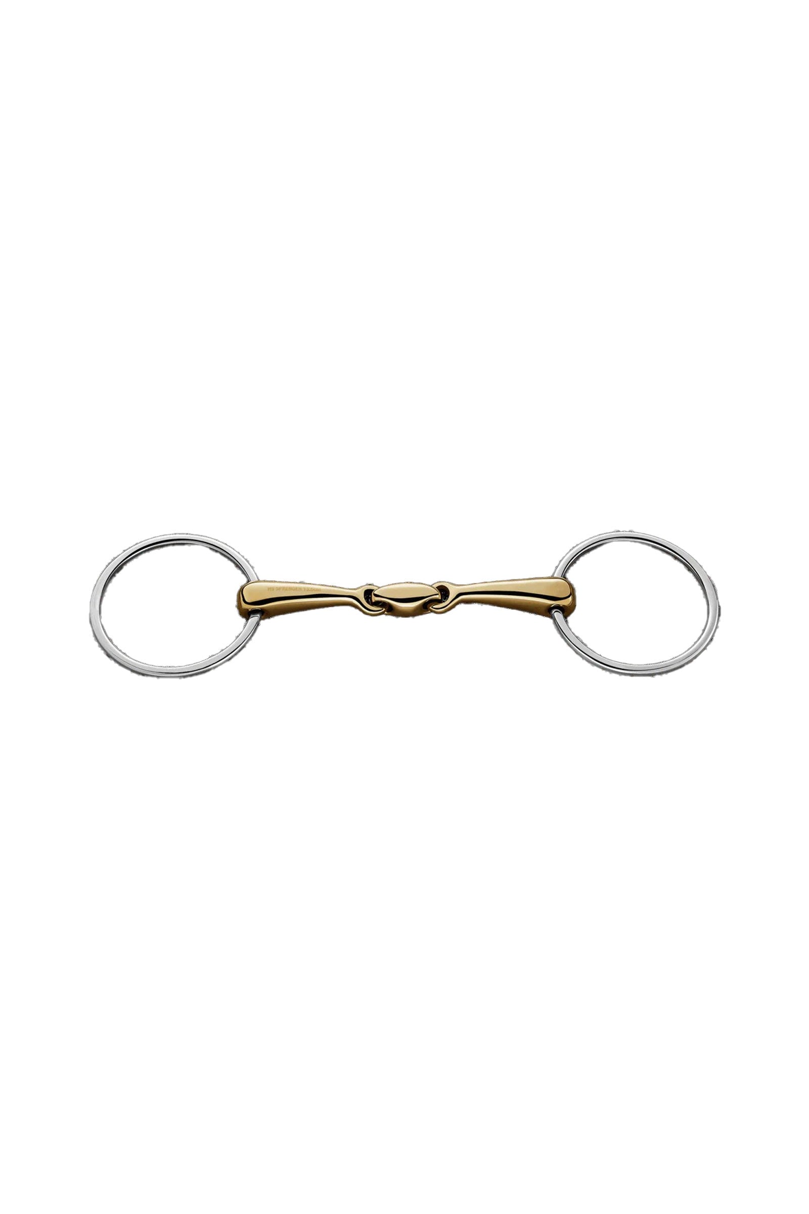 Sprenger mors à anneaux libres, double brisure, 16 mm, cuivre Plus Mors