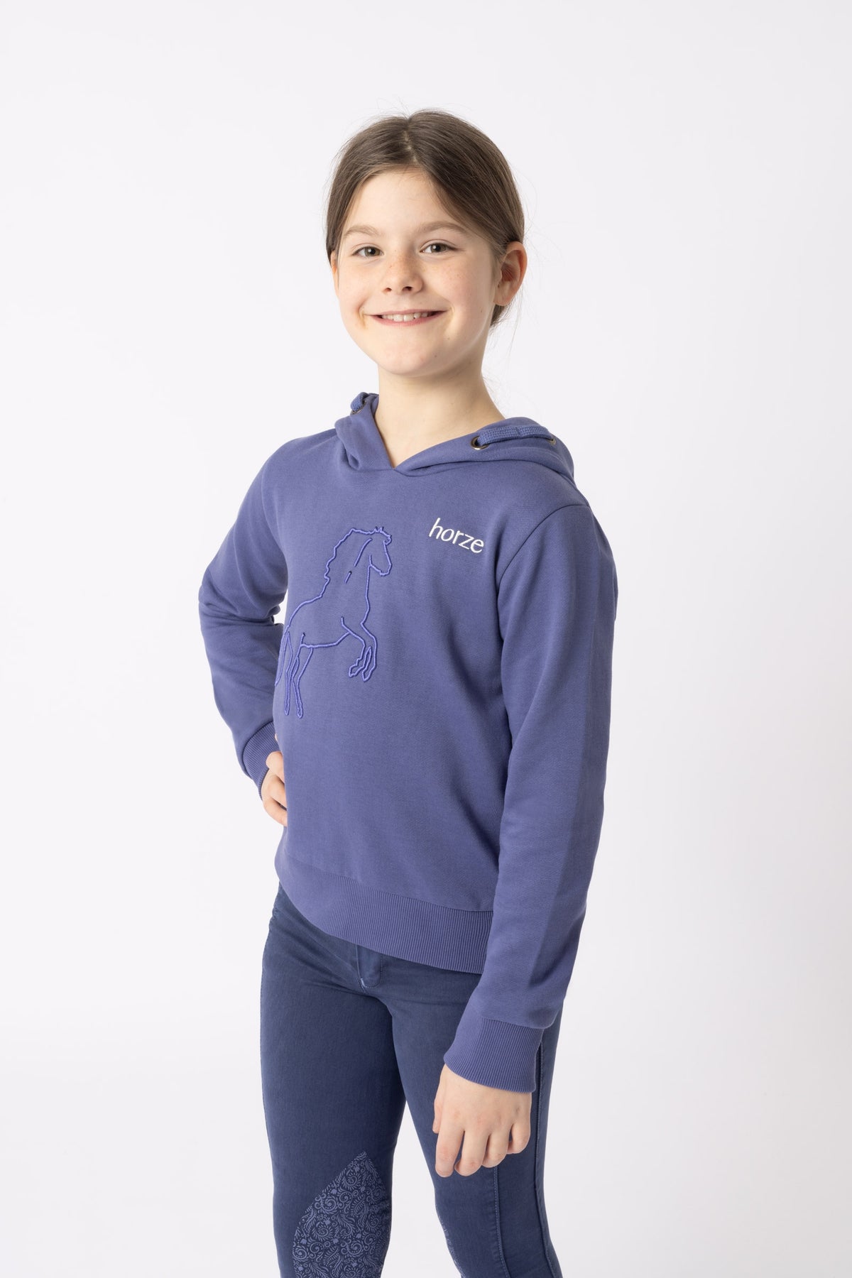Horze Sweat à capuche Enfant Selma Vêtements d'équitation enfant
