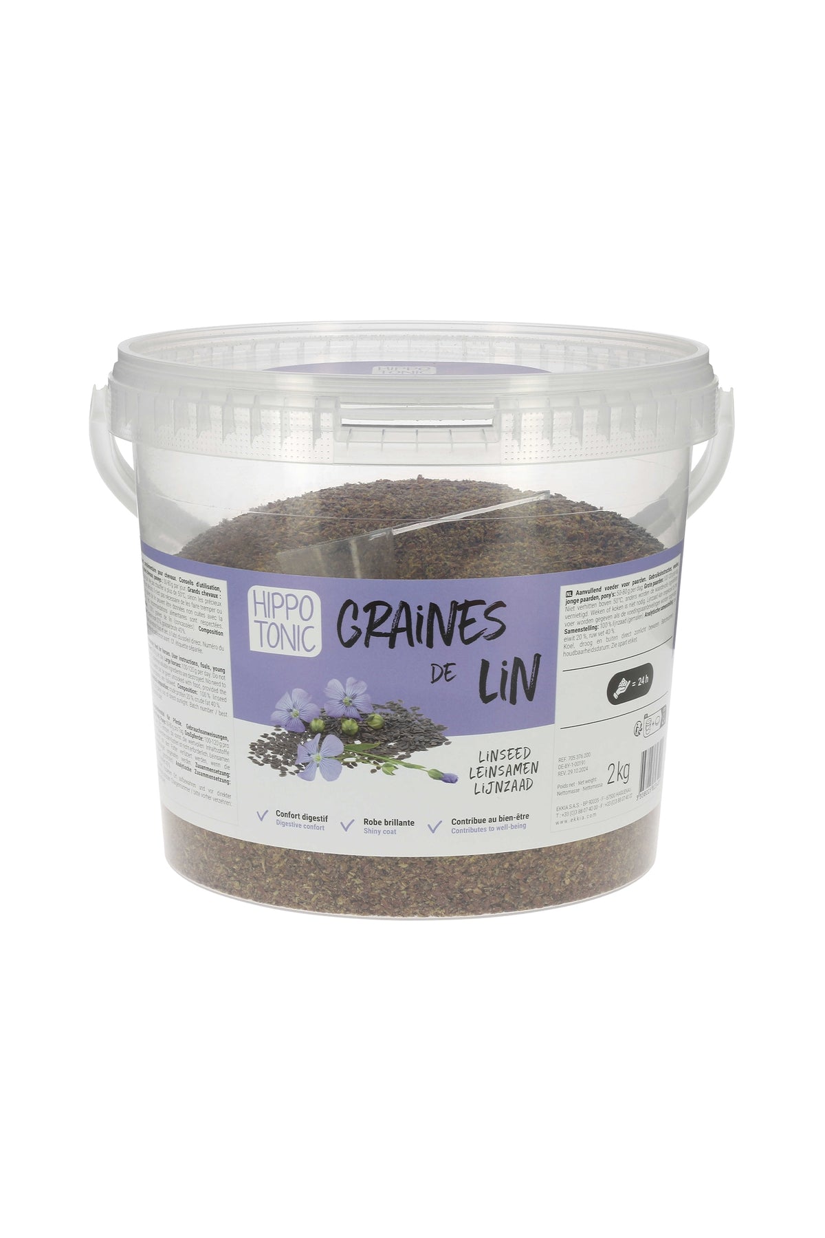 HIPPOTONIC Flaxseed, 2 kg Horse Feed & Nutrition