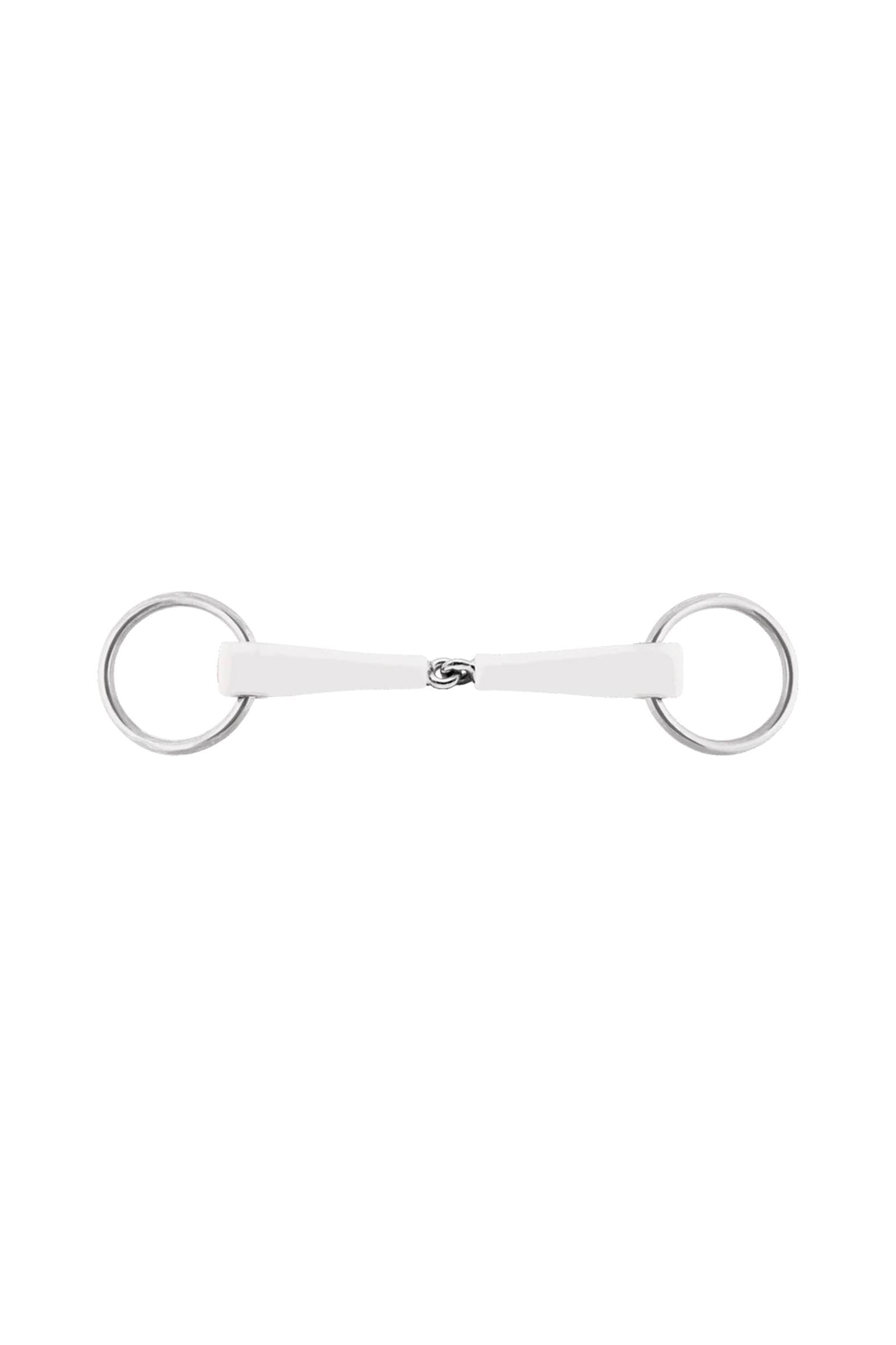 Sprenger Nathe mors à anneaux libres, simple brisure, 20 mm, anneaux 55 mm, thermoplast Mors