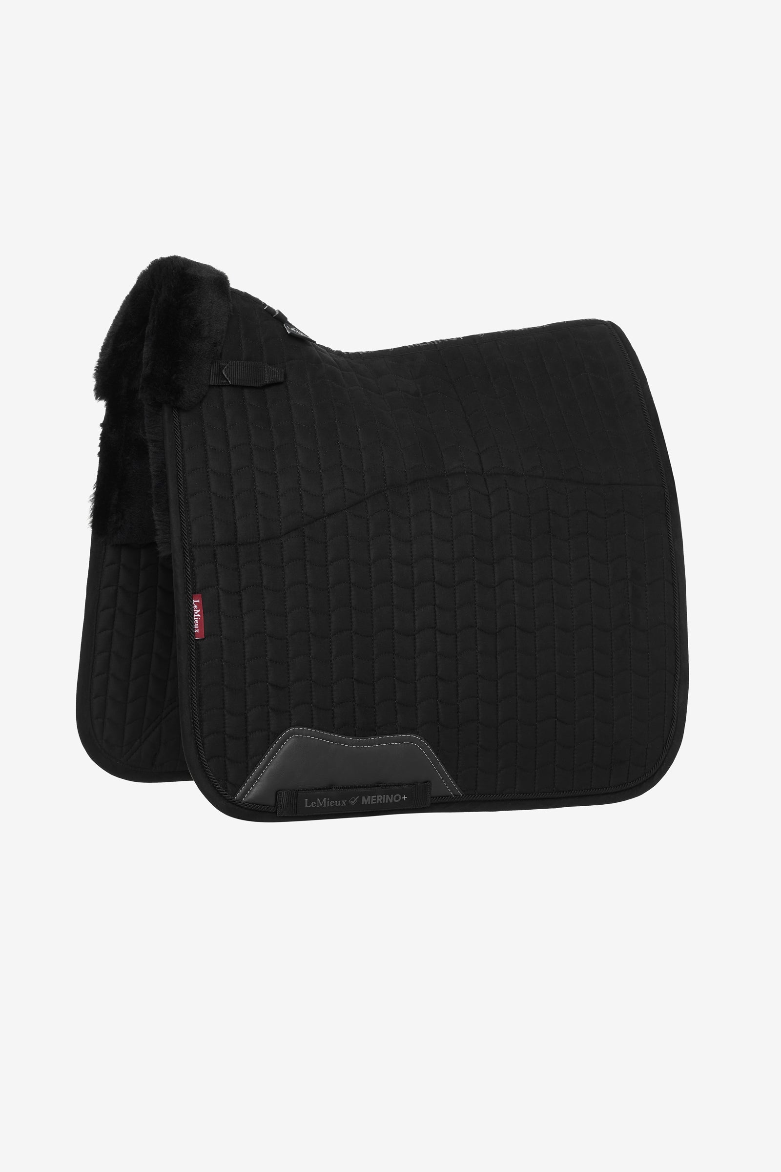 LeMieux Merino+ Tapis Dressage effet suédine, demi-doublé Tapis de selle