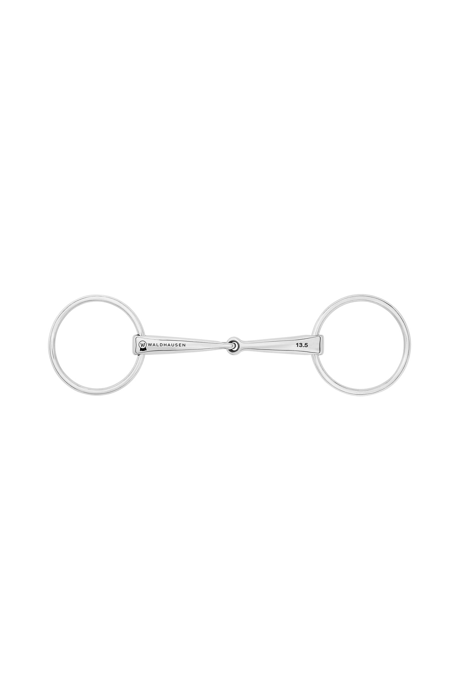 Waldhausen Snaffle Bit, Single Jt., Stainless St., 16 mm Horse Bits