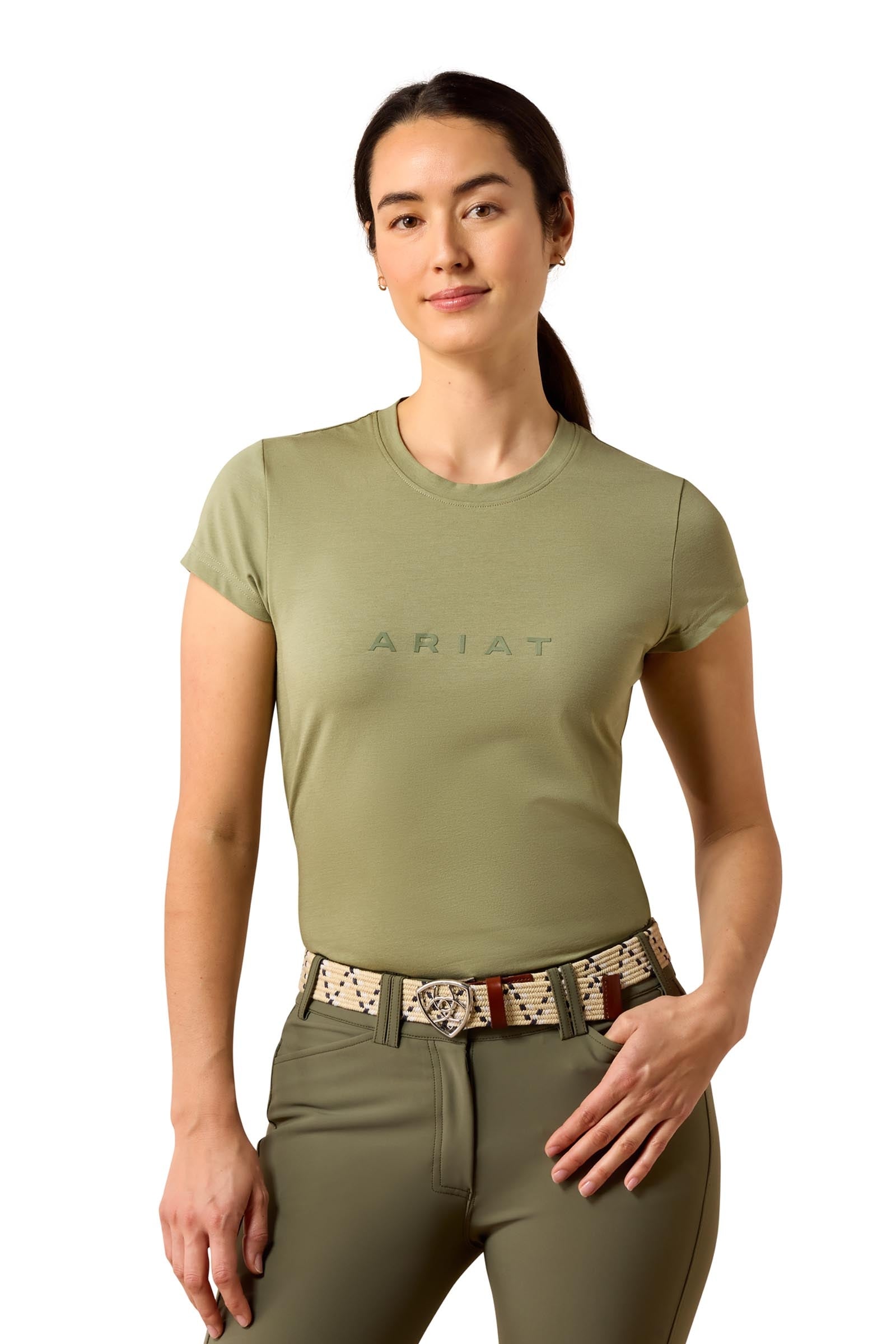 Ariat Femme T-shirt The Logo Vêtements d'équitation femme