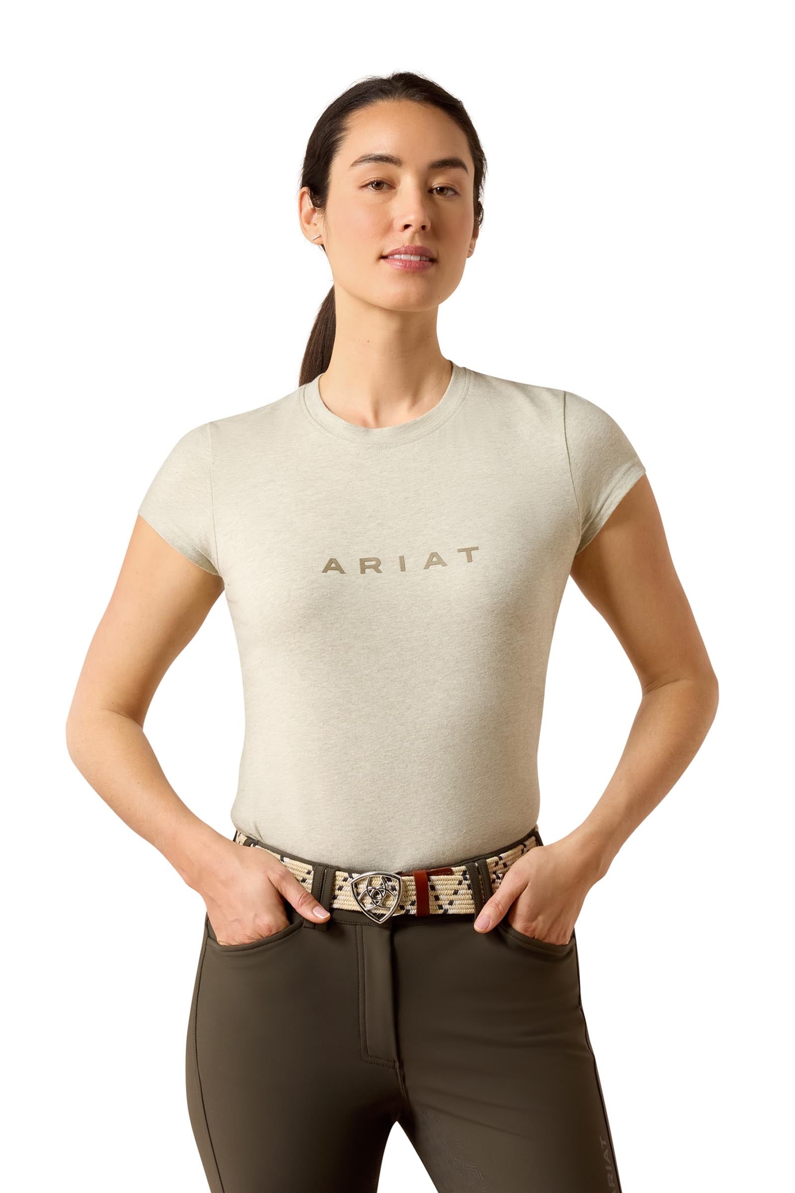 Ariat Femme T-shirt The Logo Vêtements d'équitation femme