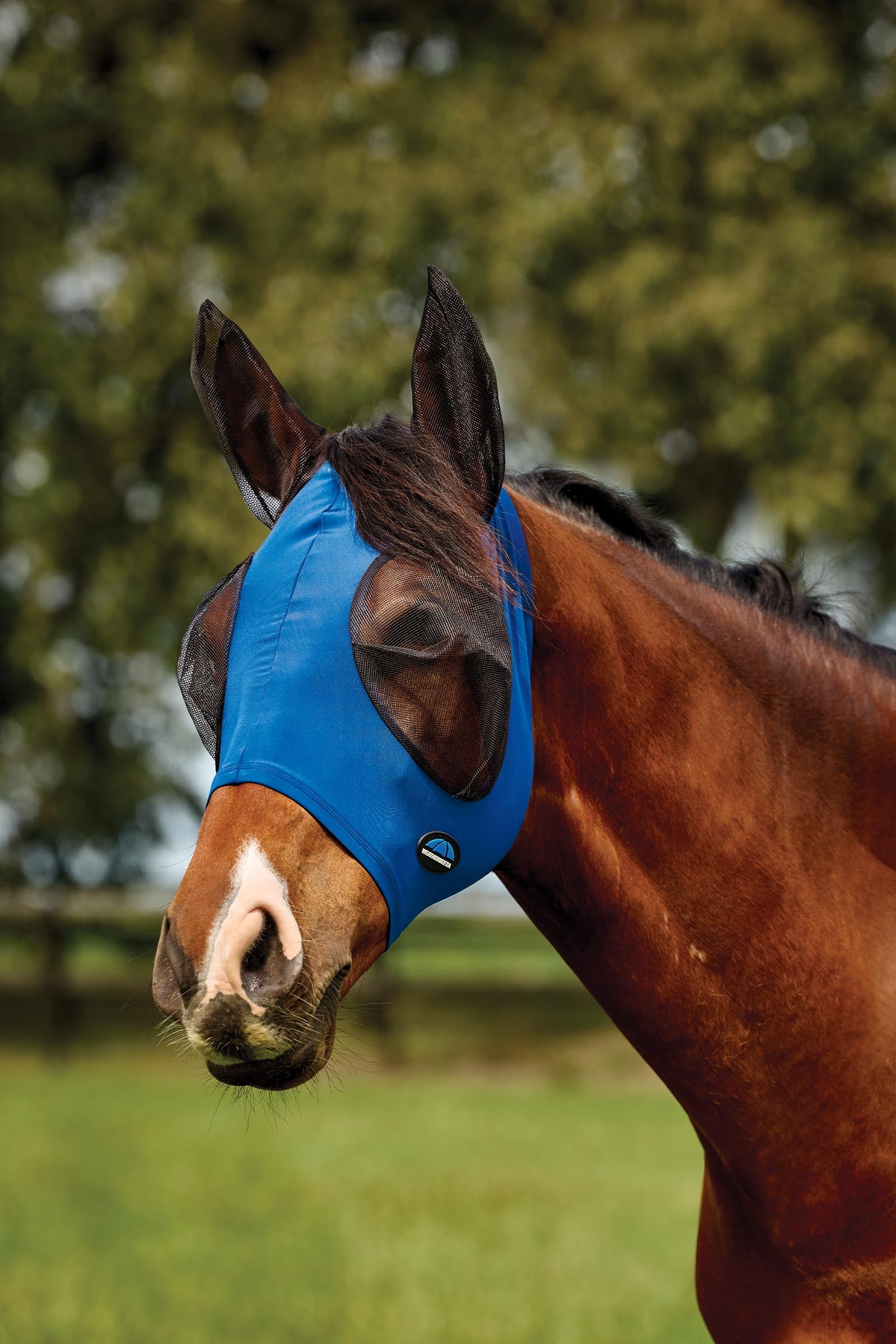 Weatherbeeta Comfitec Deluxe Stretch Fly Mask With Ears Antifly Protection for Horses