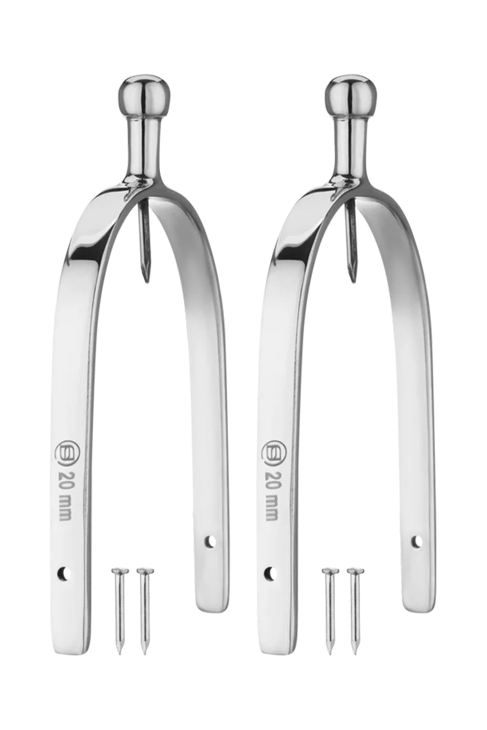 Sprenger éperons fixation talon, acier inoxydable, 20 mm Cravaches d'équitation