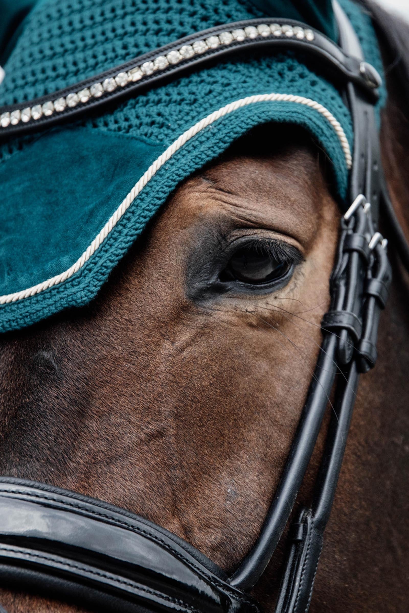 Kentucky Horsewear Wellington Velvet Fly Veil Saddle Pads