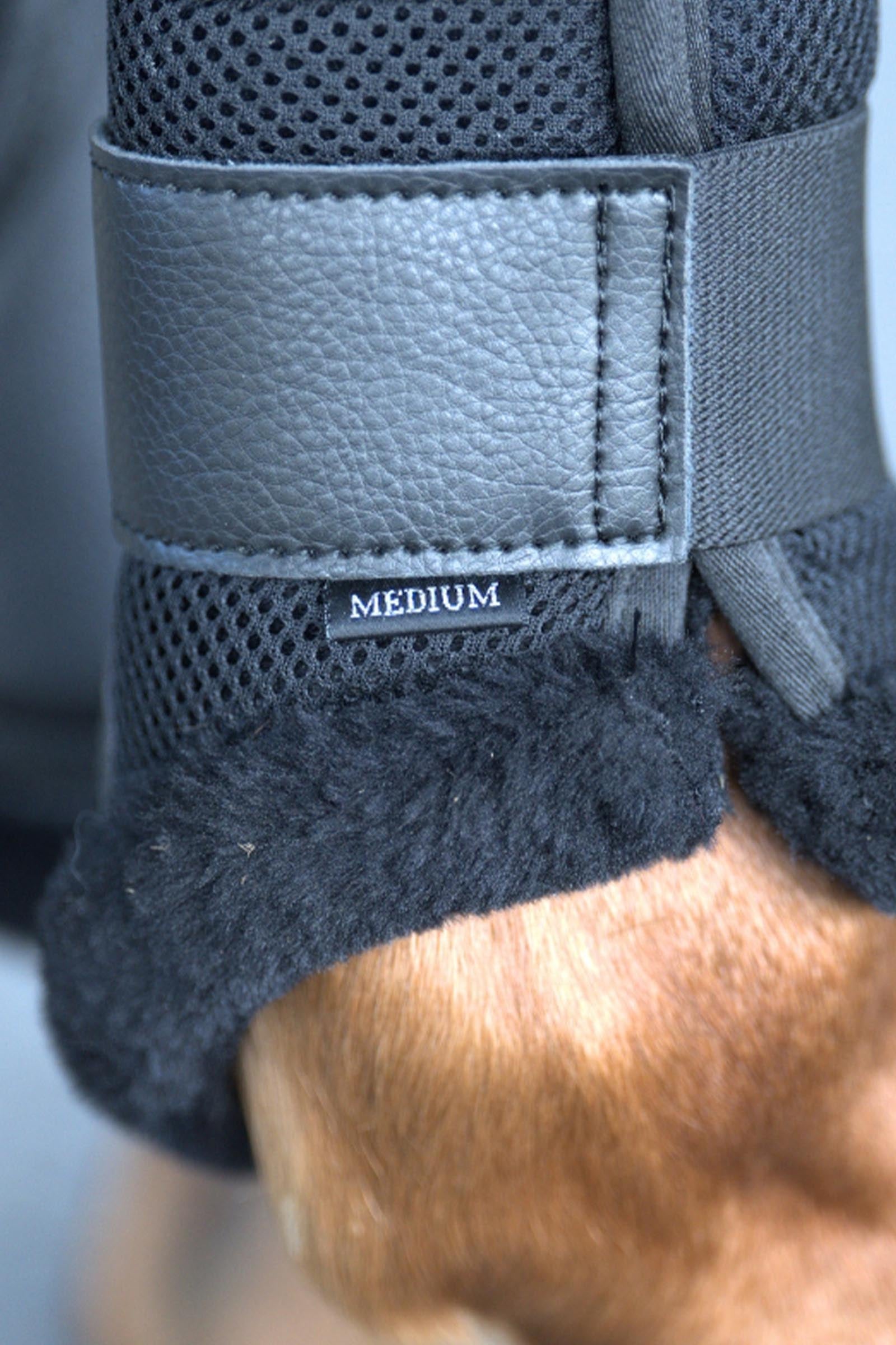 Kavalkade Anatomic Mesh Tendon Boots With Faux Fur Leg & Hoof Protection