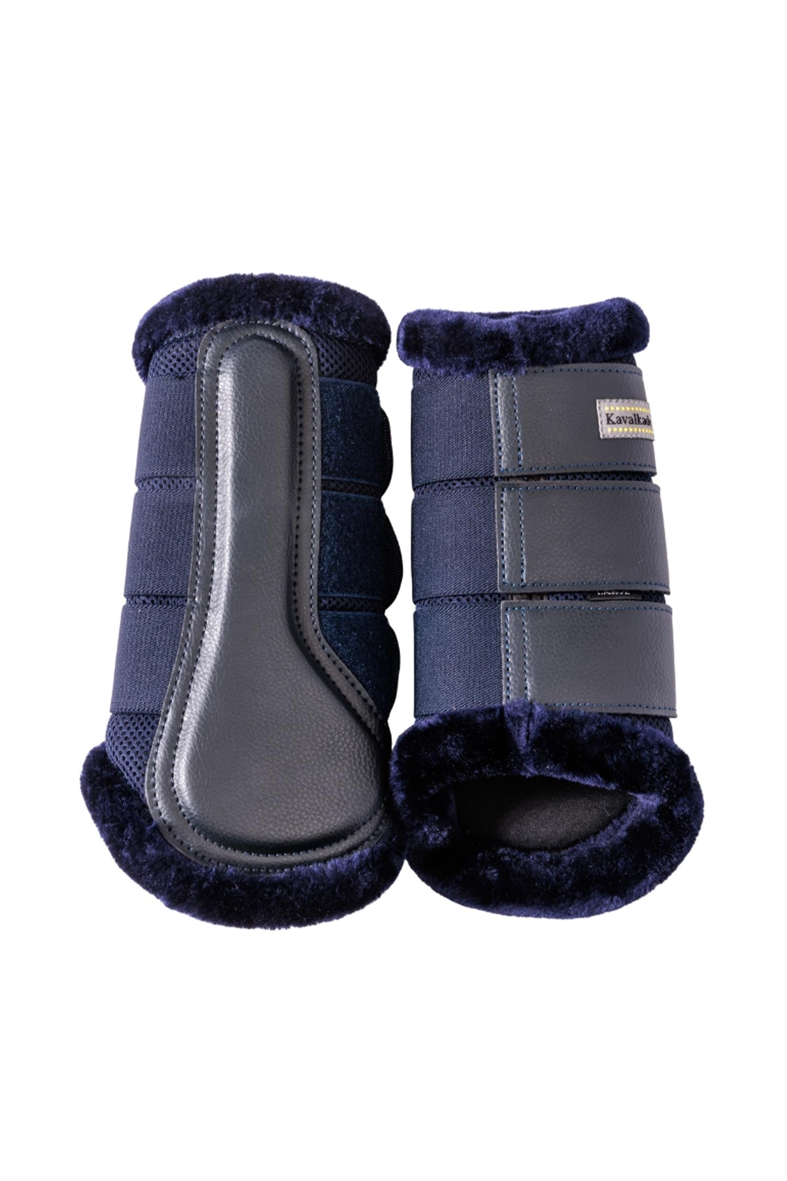 Kavalkade Anatomic Mesh guêtres avec fausse fourrure Leg & Hoof Protection